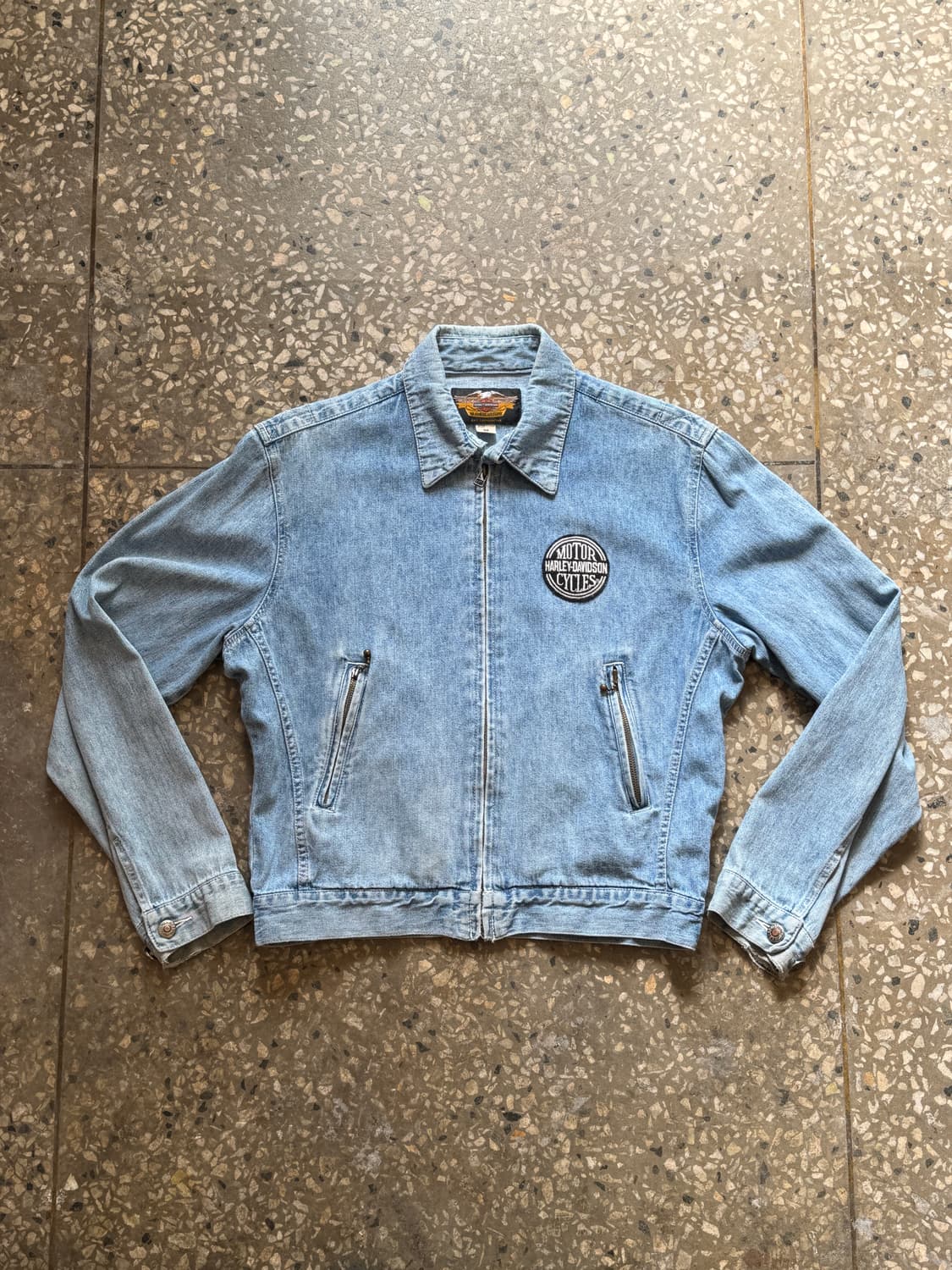 90s 할리 데이비슨 데님 집업(O73) 상품이미지1