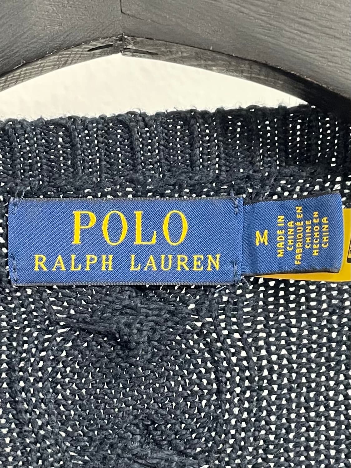 폴로 랄프로렌 다크네이비 케이블 니트 (on.34)   상품이미지4