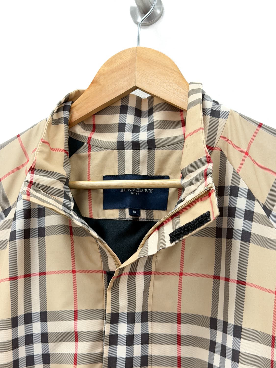 버버리 골프 폴리 노바체크 하프집업 셔츠 상품이미지4