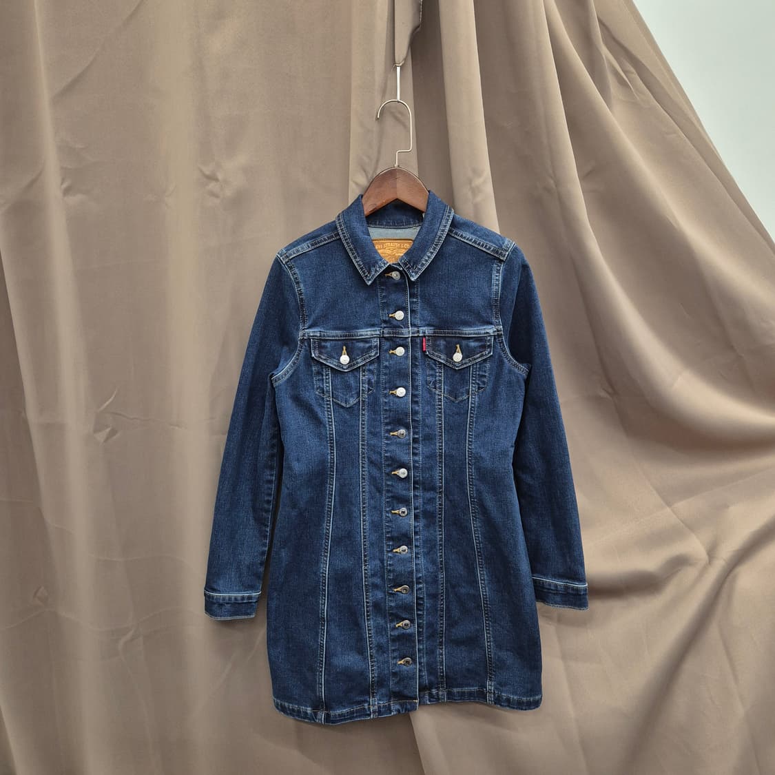 리바이스 프리미엄 여성 데님 원피스 2사이즈 상품이미지1