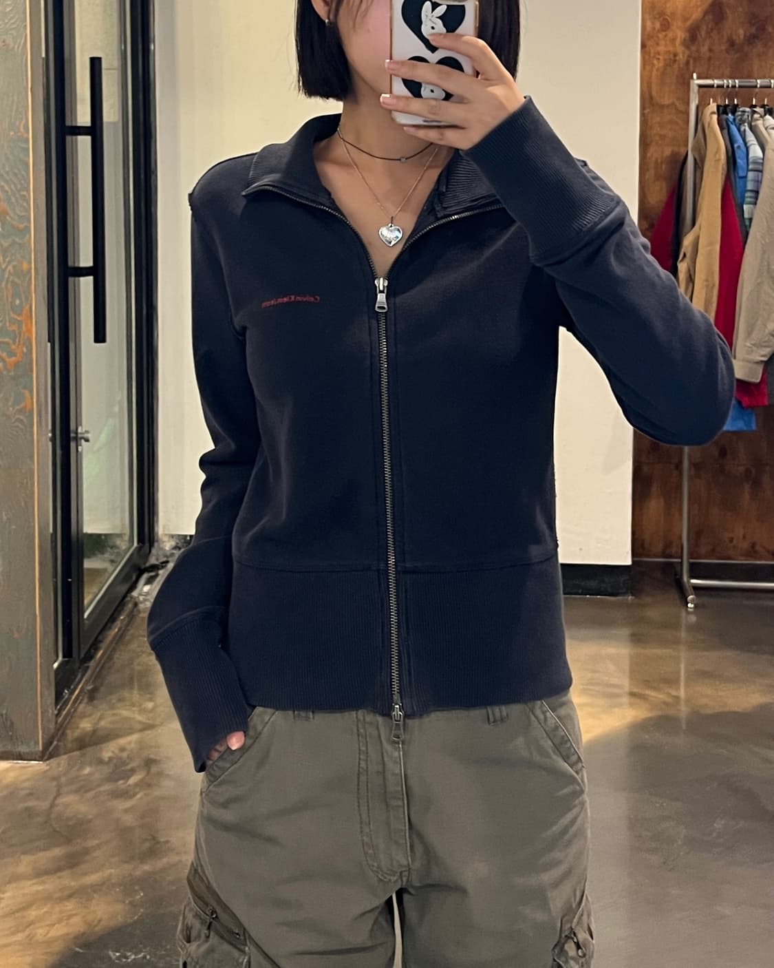 Calvin klein 2way zip up 상품이미지2