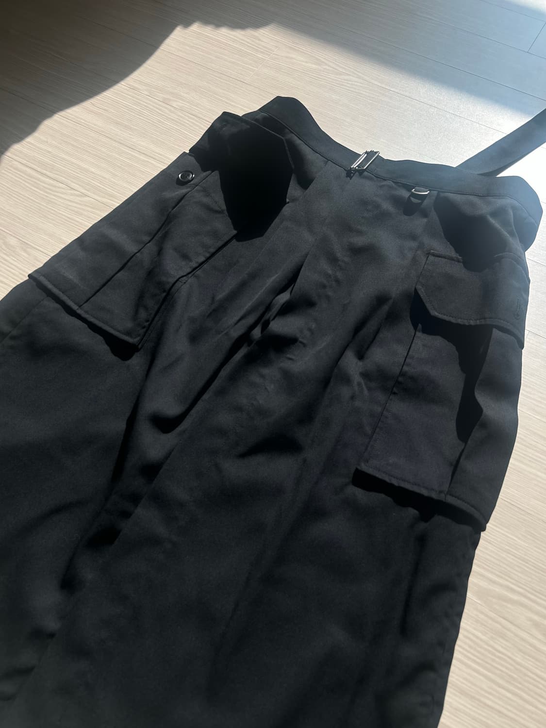 린더 밀리터리 레이어드 스커트 상품이미지2