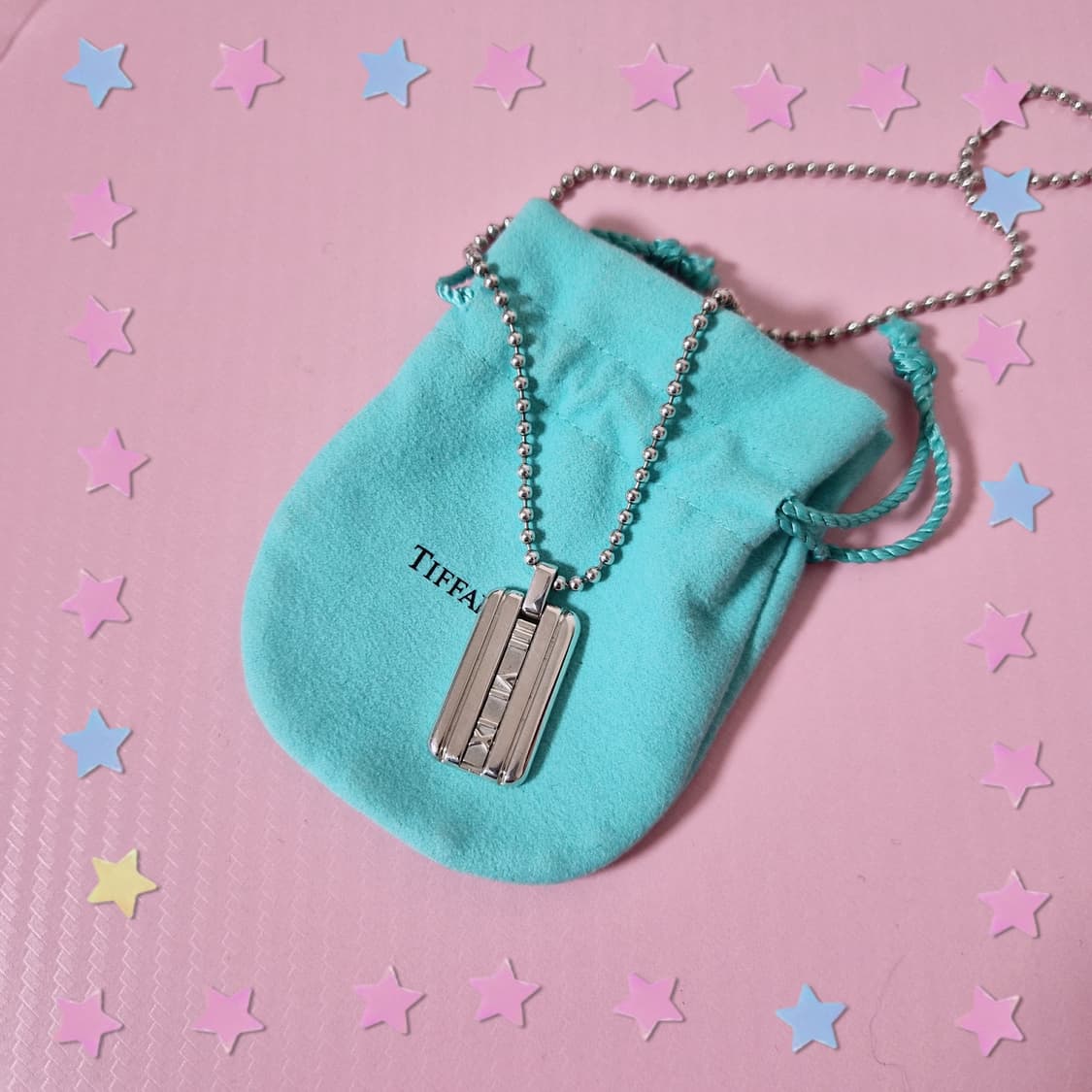 티파니앤코 한정판 태그 목걸이 팝니다 상품이미지3