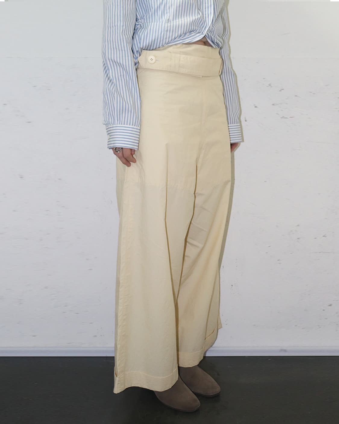 이세이 미야케 80s 슈퍼 와이드 코튼 팬츠 상품이미지2