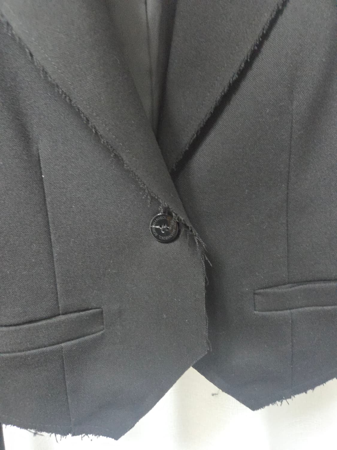 (실사첨부) 보헤미안서울 22fw 컷팅 스펜서 자켓 크롭 상품이미지6