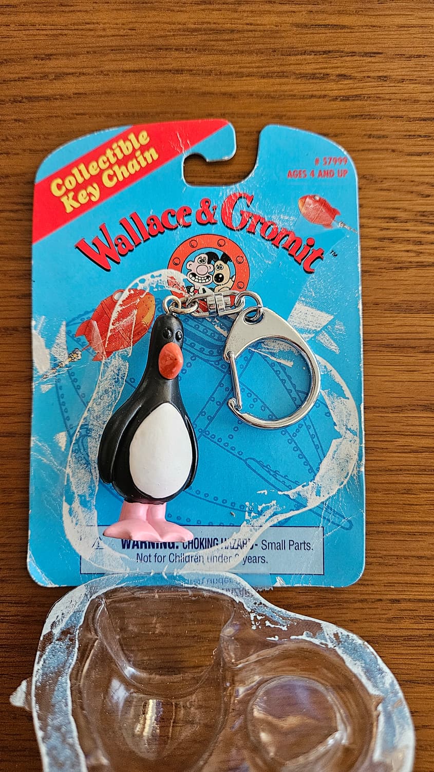 1989 월레스와 그로밋 맥그로우 키링 미사용 새상품 상품이미지3