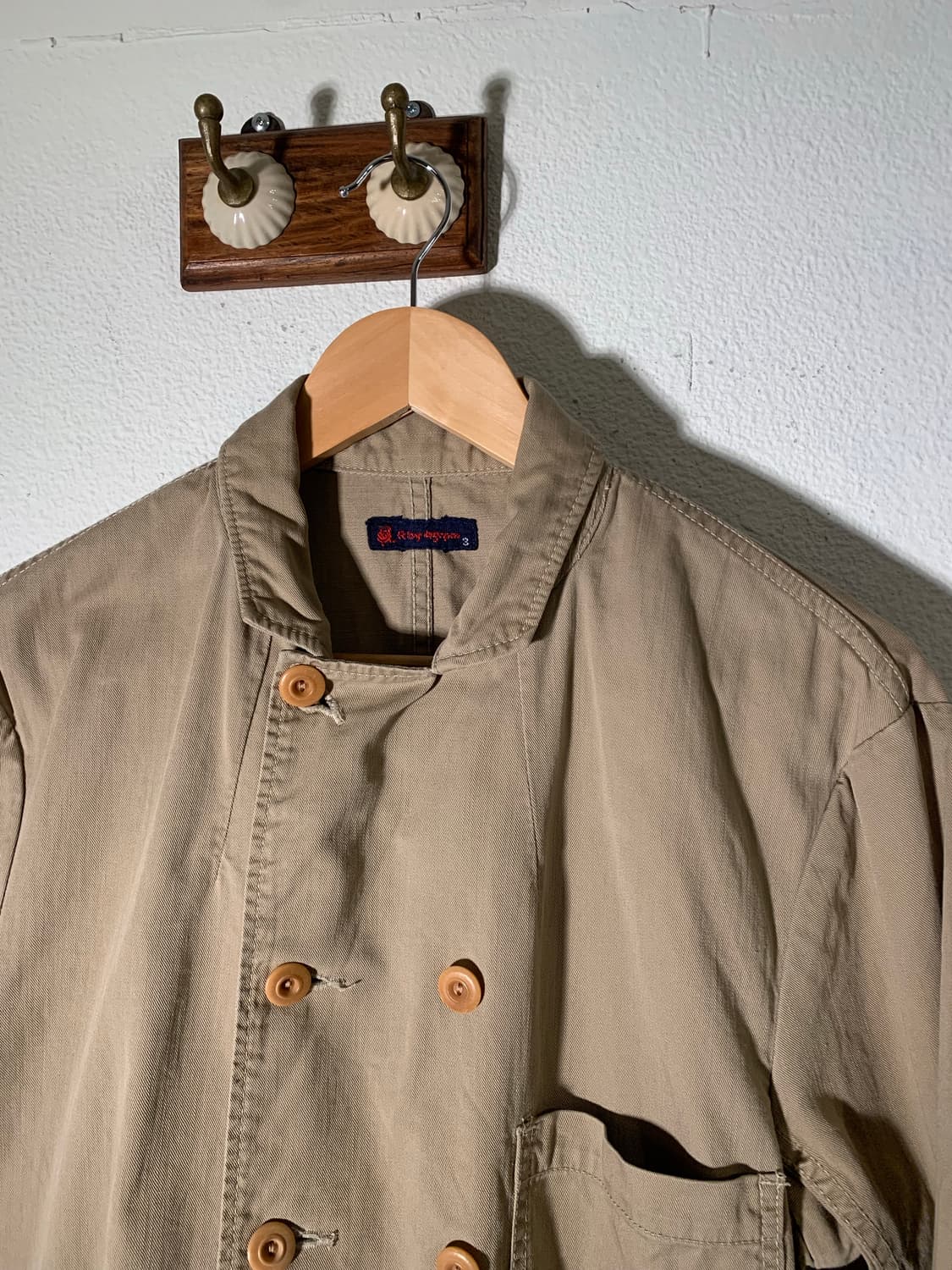 45rpm 베이지 피코트 셔츠 자켓 상품이미지7