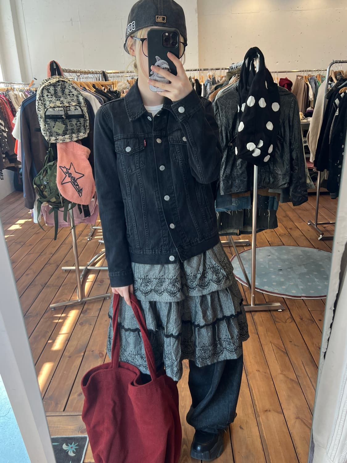 리바이스 블랙 데님 자켓  상품이미지4