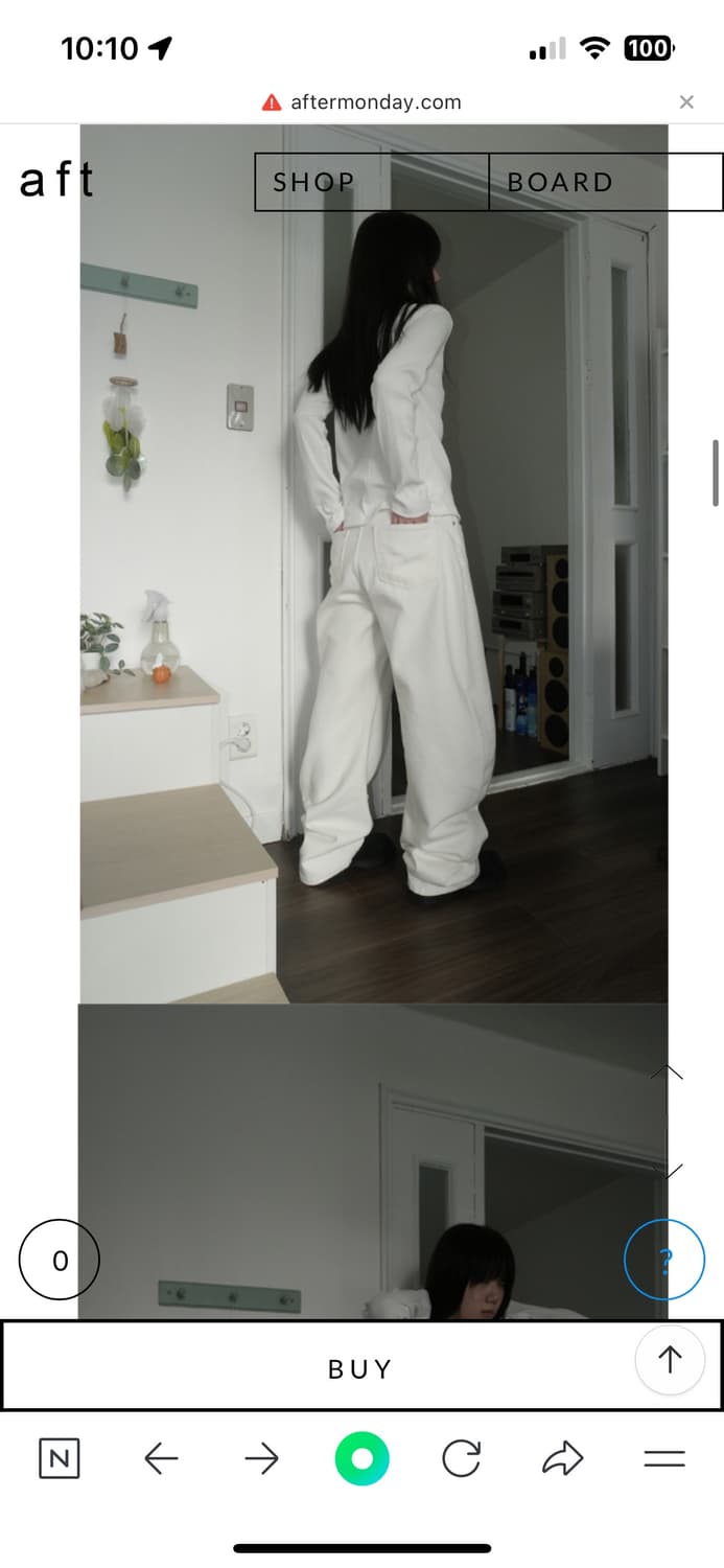 에프터먼데이 코튼팬츠  상품이미지3