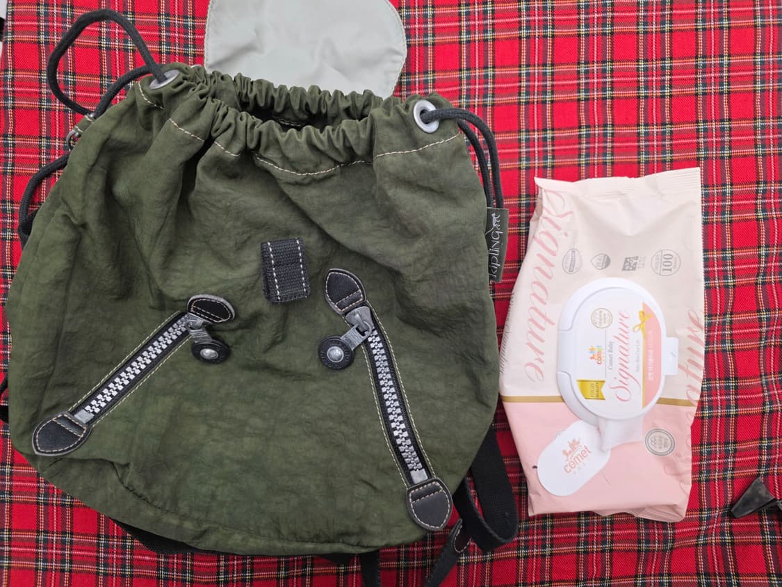 키플링 미니 백팩 카키 상품이미지9