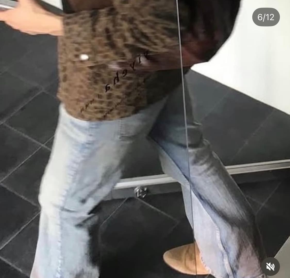 생로랑 레오파드 밀리터리 자켓  상품이미지2