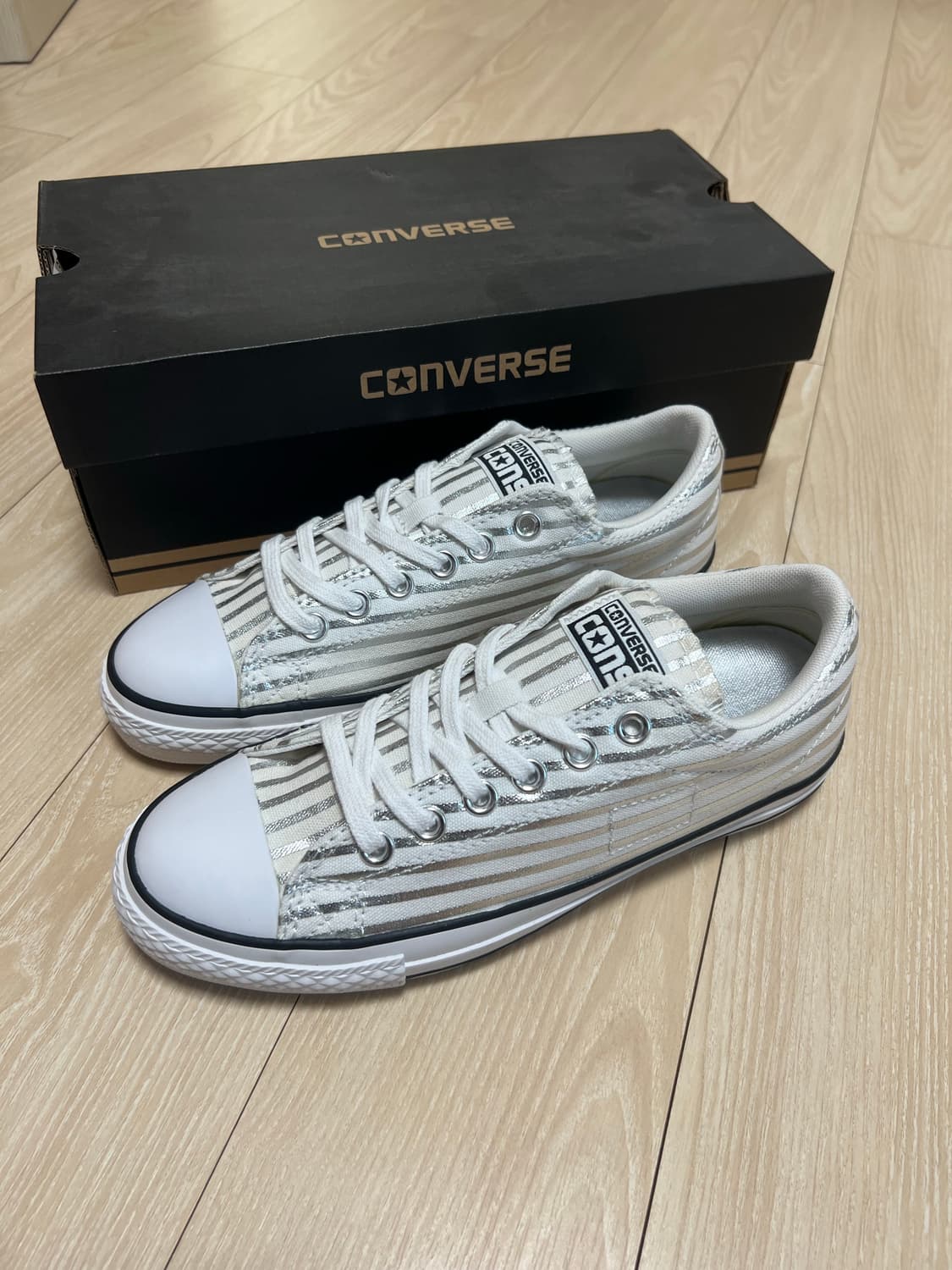 (255) 컨버스 x 프라그먼트 올스타 실버 스트렙 상품이미지1