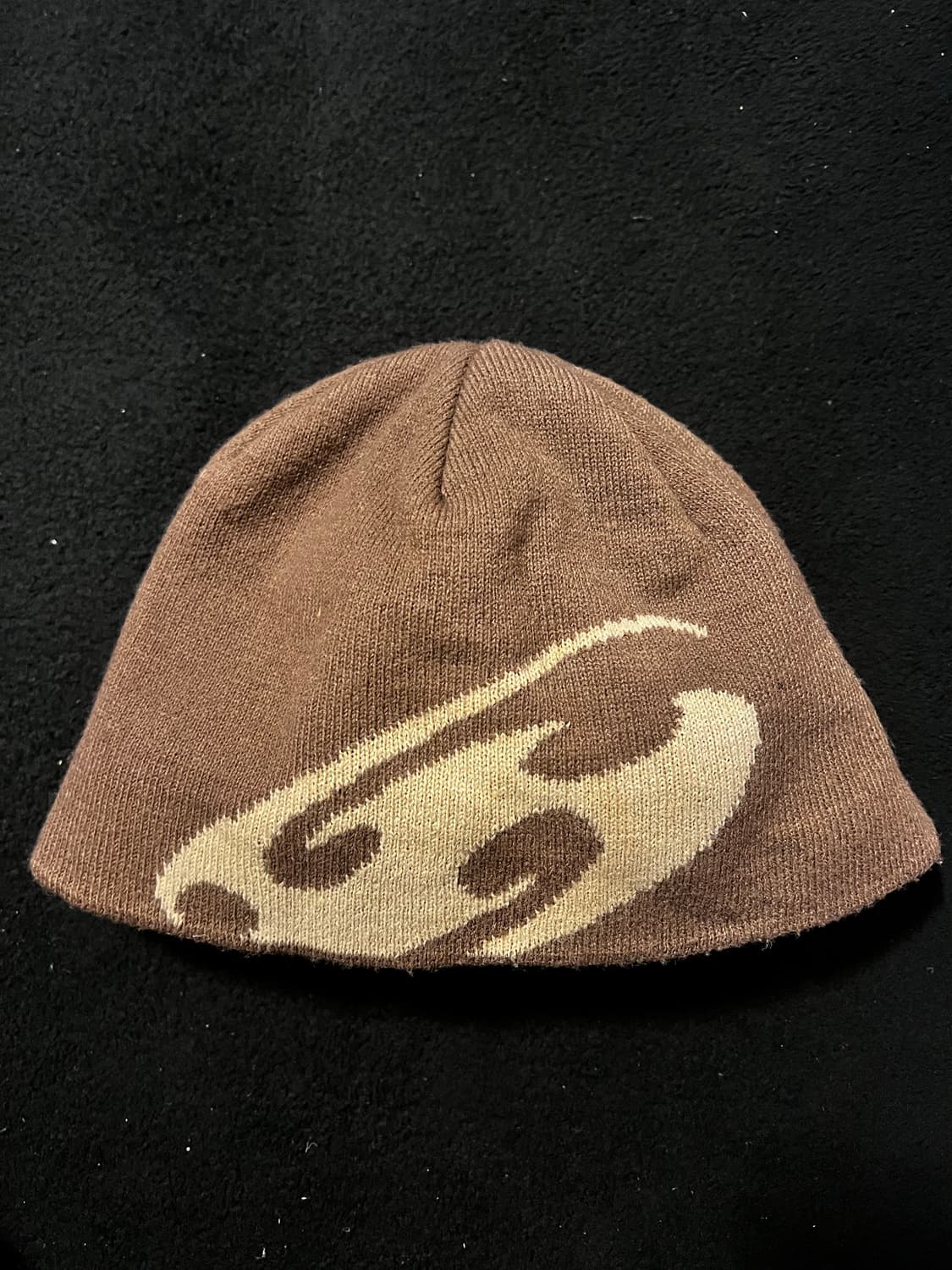 산산기어 로고 비니 브라운 - 22FW 상품이미지2