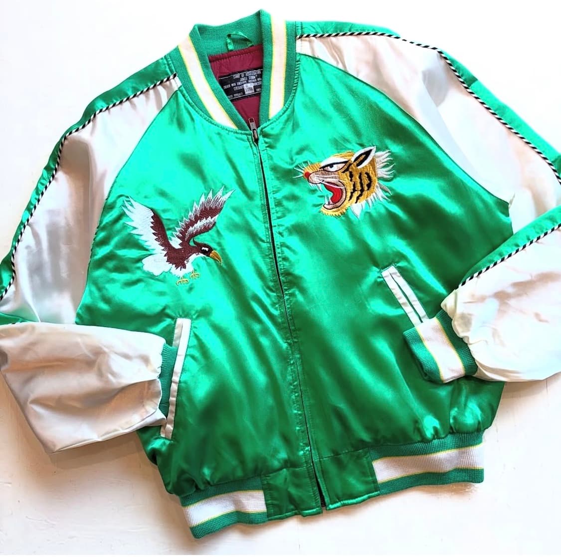 90’s 정글스톰 타이거헤드 스카쟌 상품이미지5