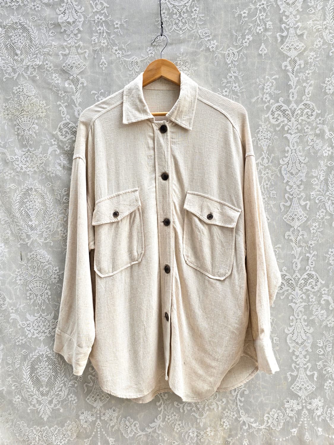 moussy 모우지 리넨 셔츠 자켓 상품이미지4