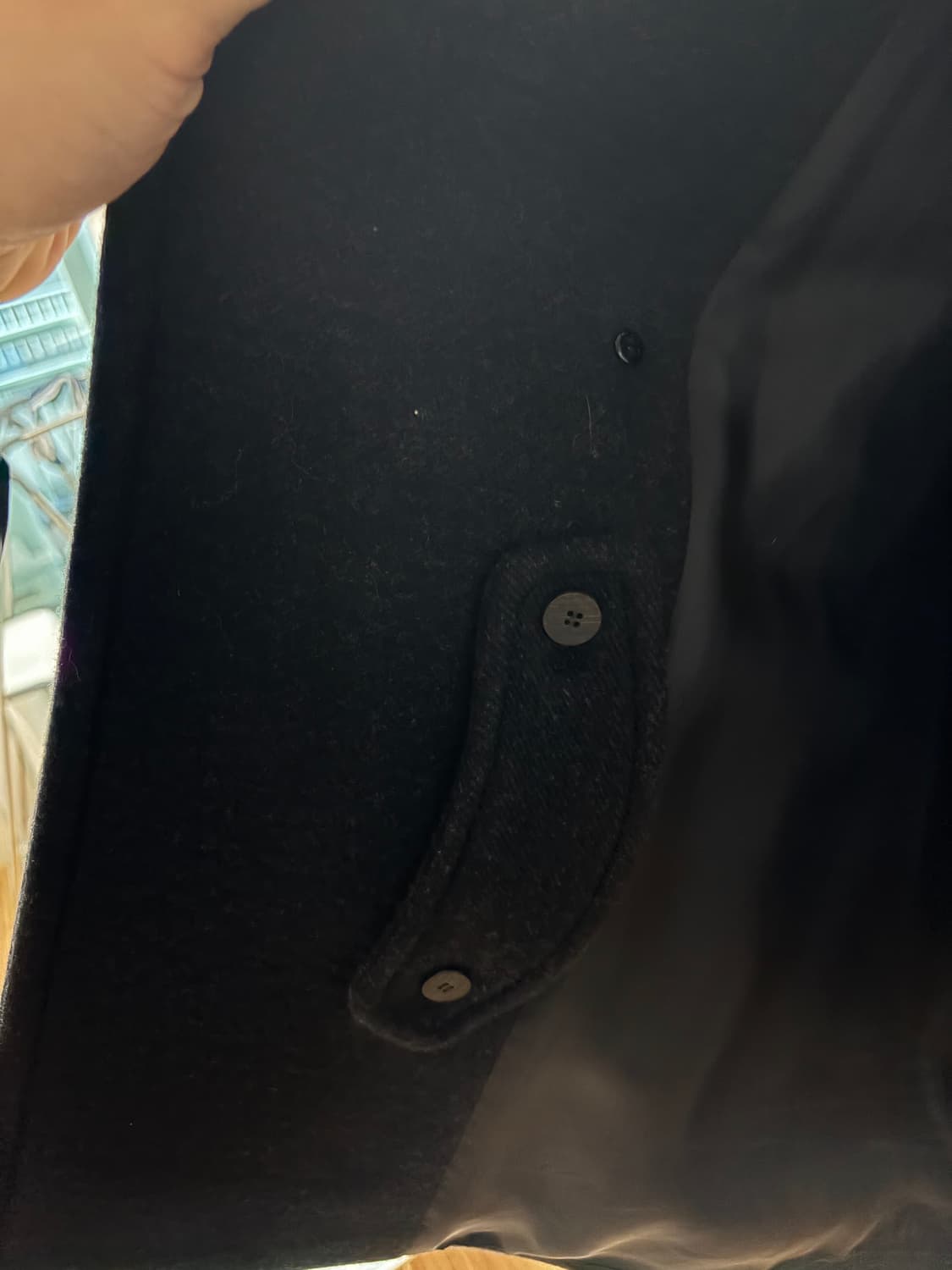 포터리 멜톤 울 피코트 1 상품이미지4