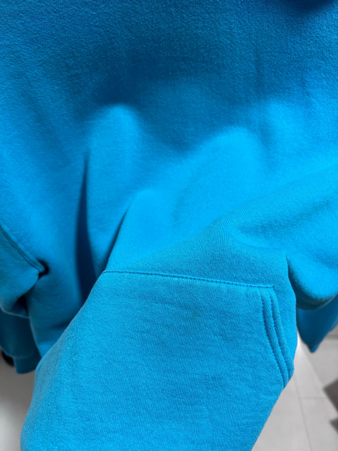 [XL]러셀 애슬레틱 후드 틸 블루 made in usa 상품이미지5