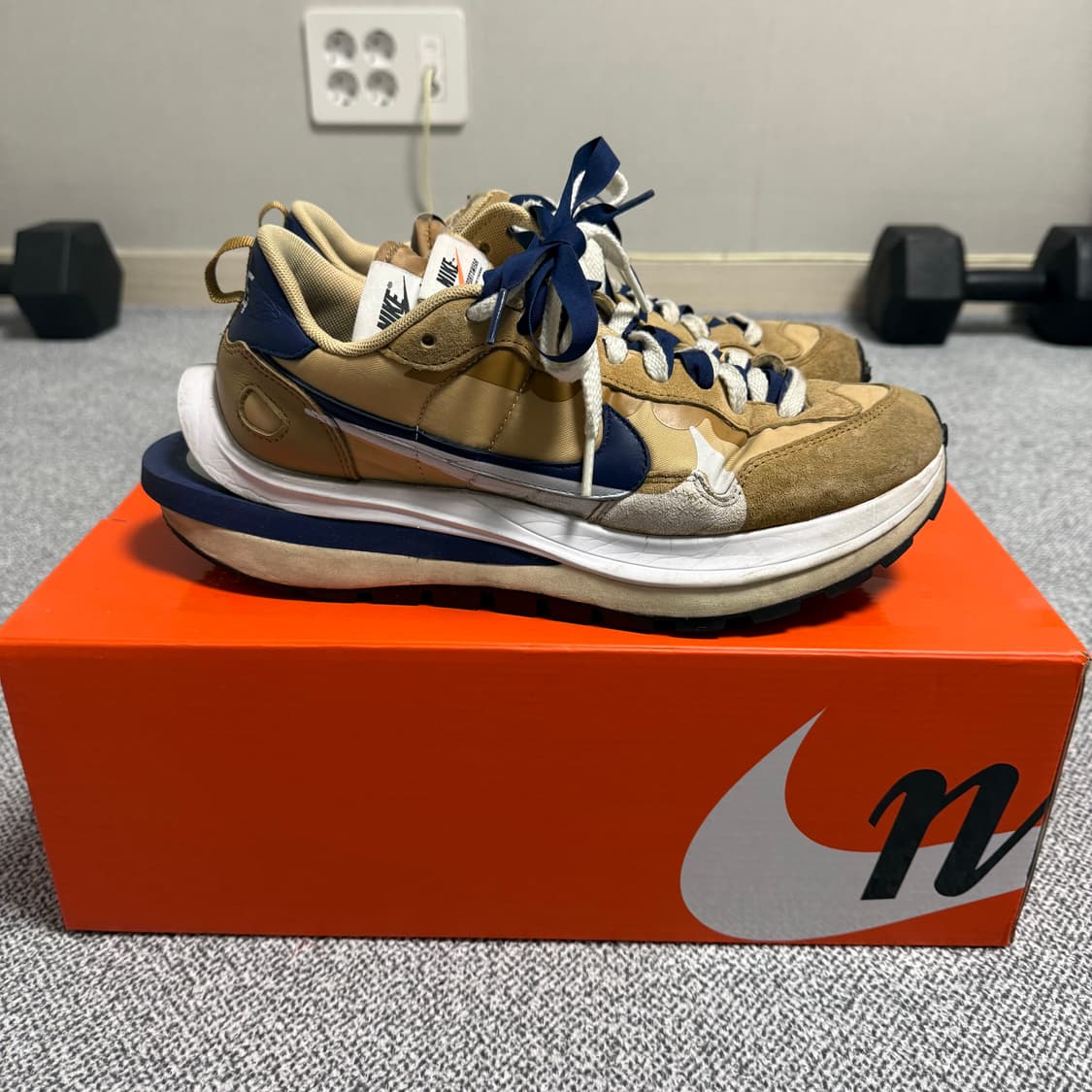 나이키 사카이 베이퍼 와플 세서미 블루 270 상품이미지3