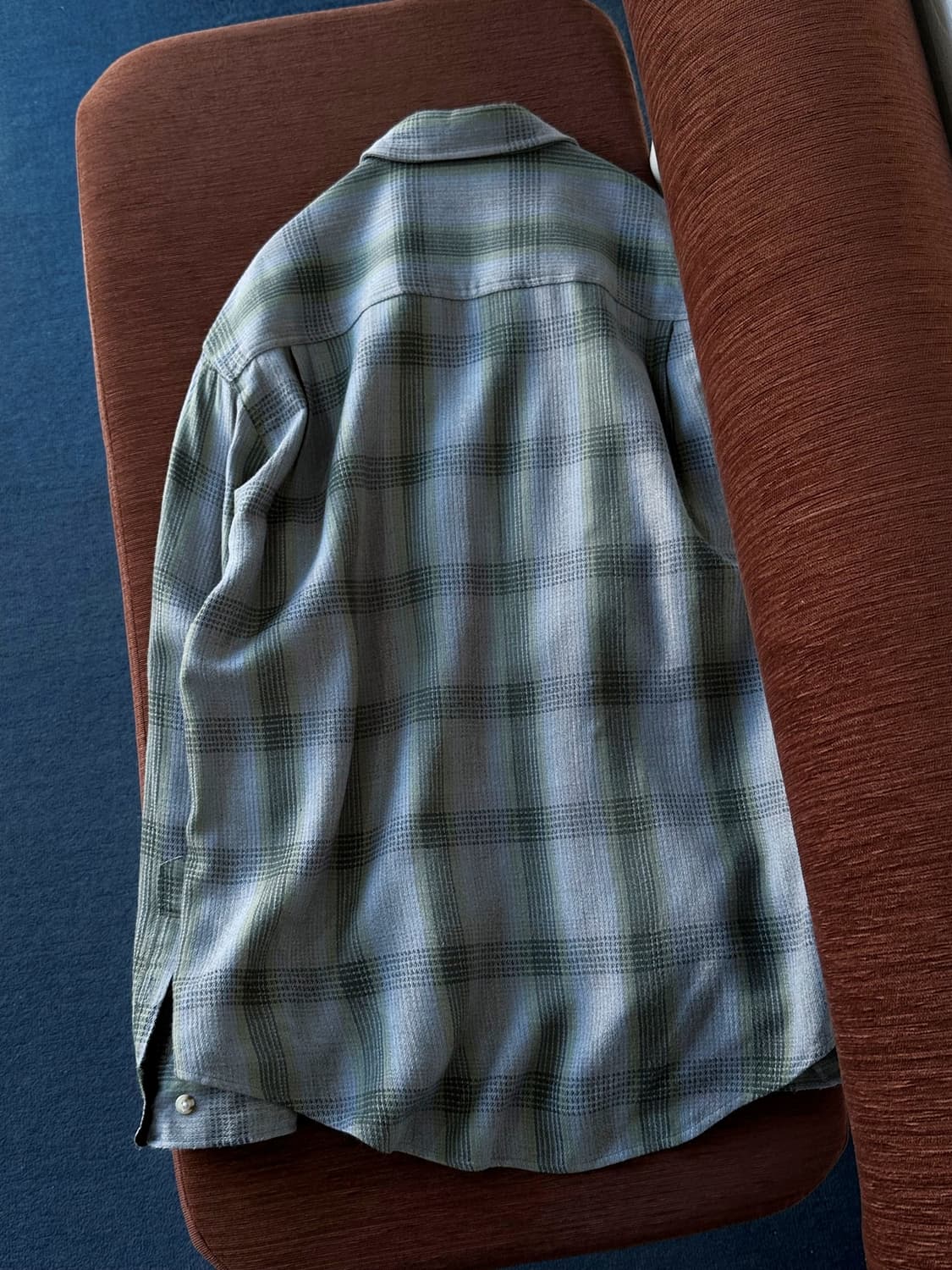 Acrylic woven check work shirt 상품이미지6