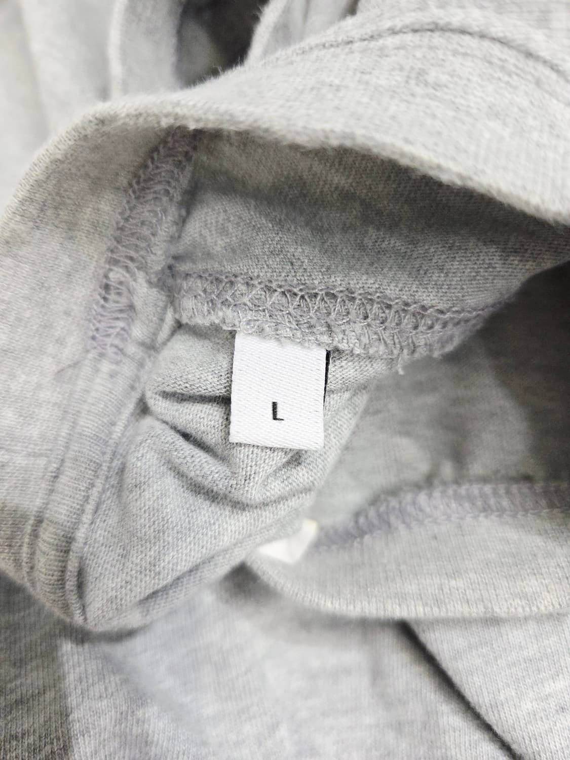 아미 스몰 하트 반팔 티셔츠 회색_L 상품이미지7