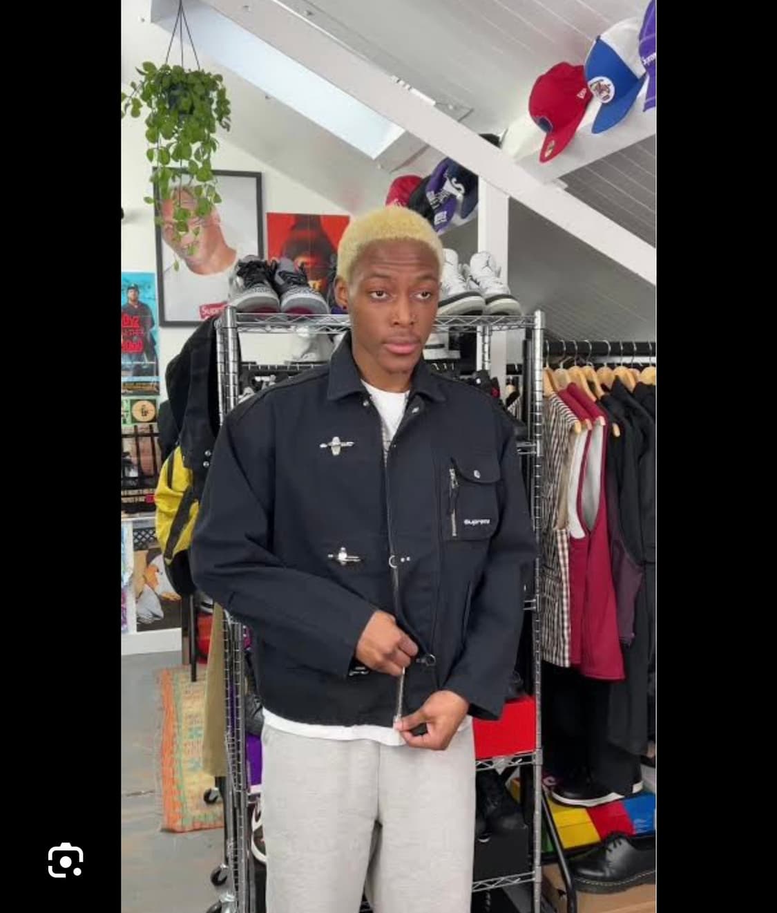 슈프림 캔버스 클립자켓 상품이미지2