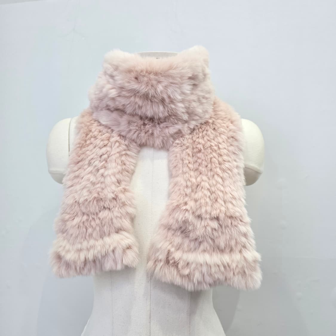  연핑크 래빗 머플러 상품이미지2