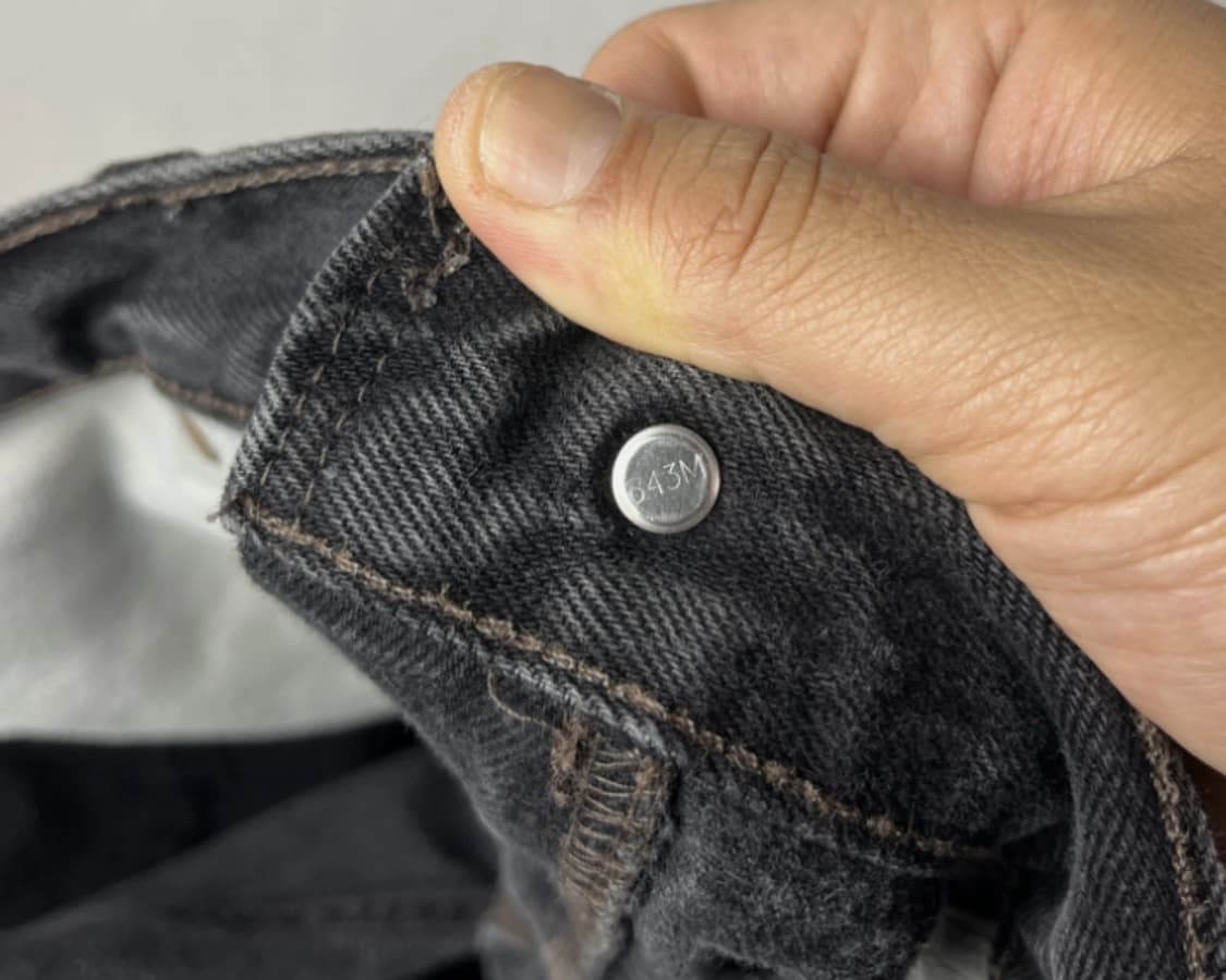 리바이스 블랙진 550 36x32 상품이미지7