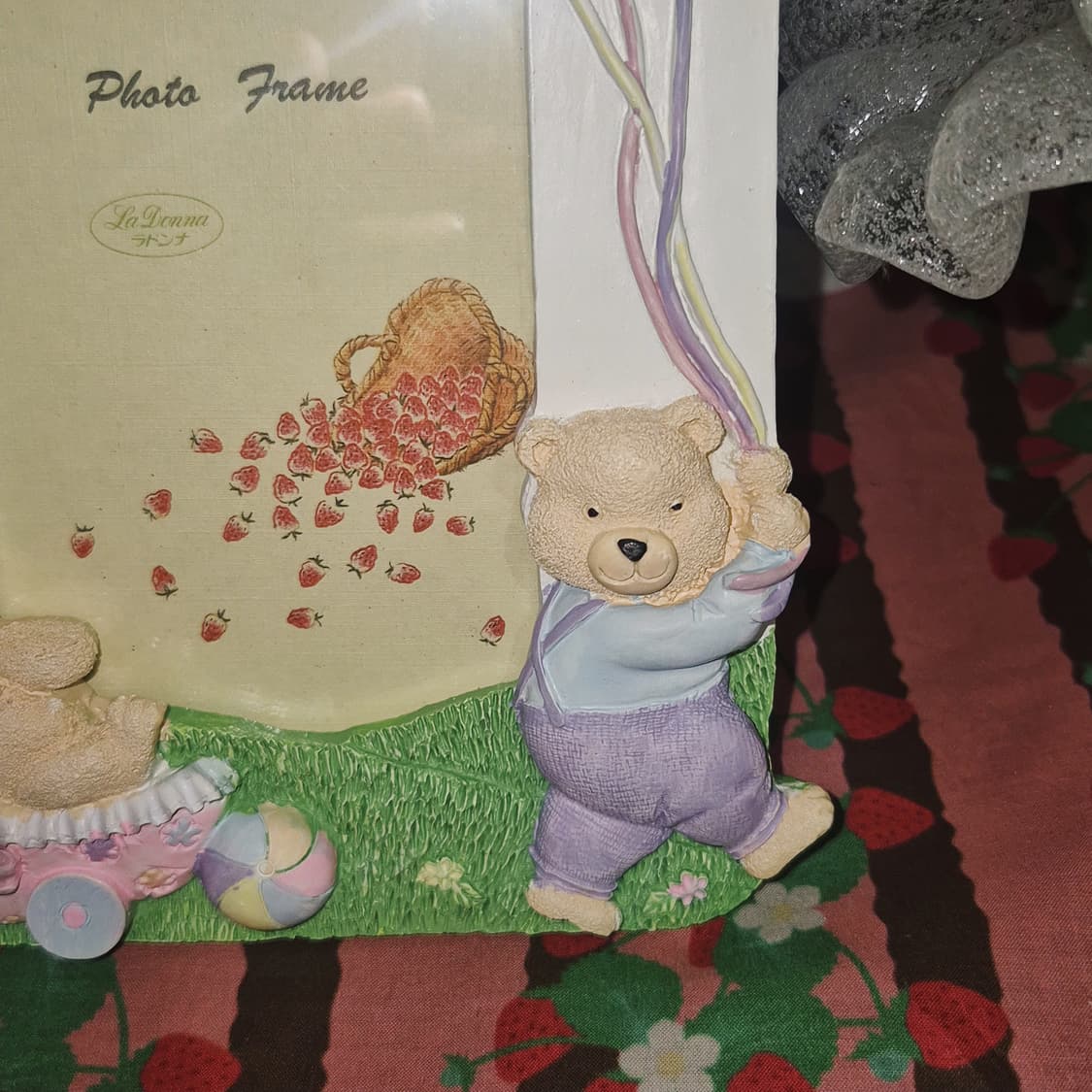 90s 라돈나 키치 테디베어 베이비 액자 상품이미지7