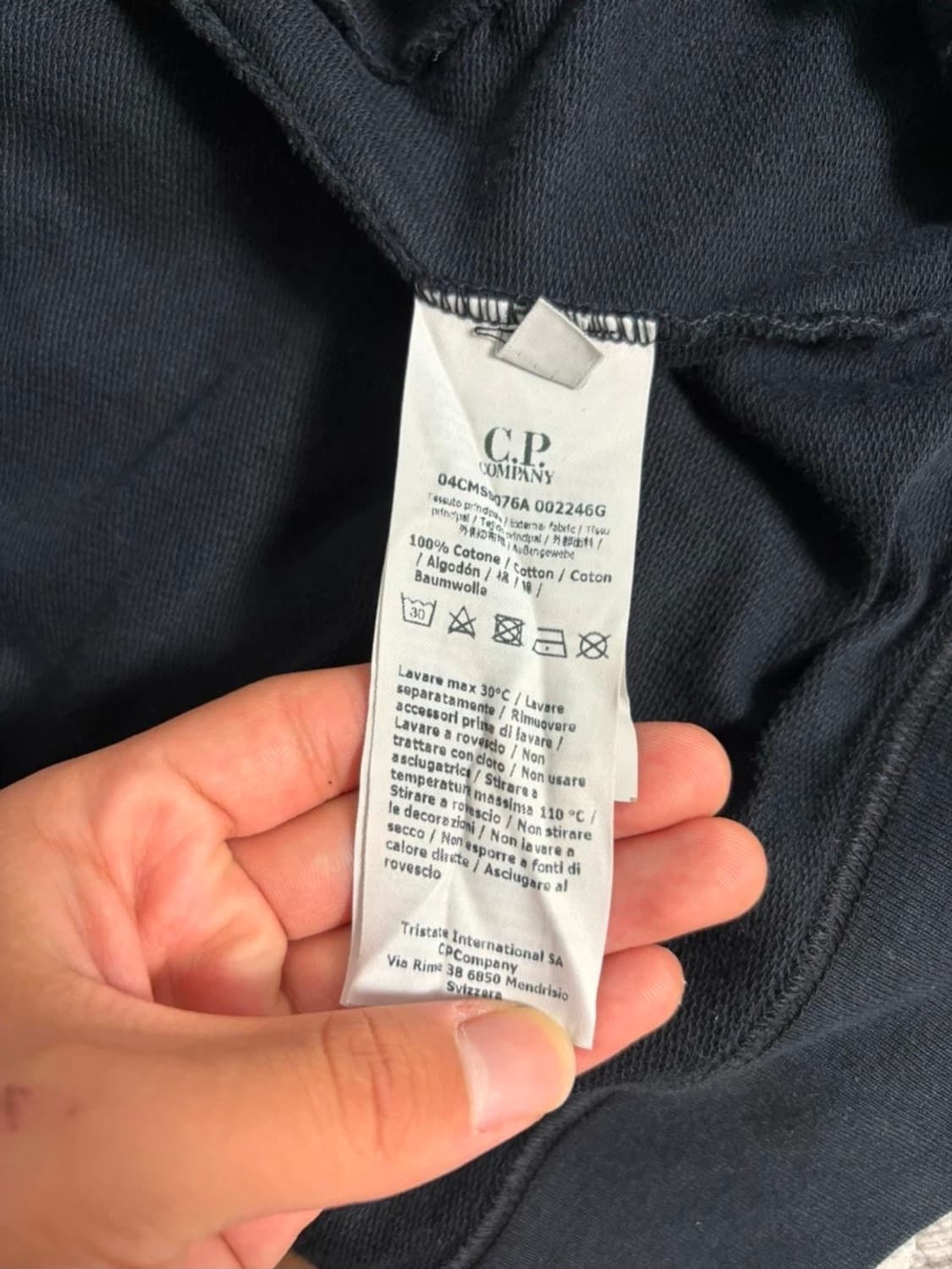 Cp company 네이비 집업 M 상품이미지3