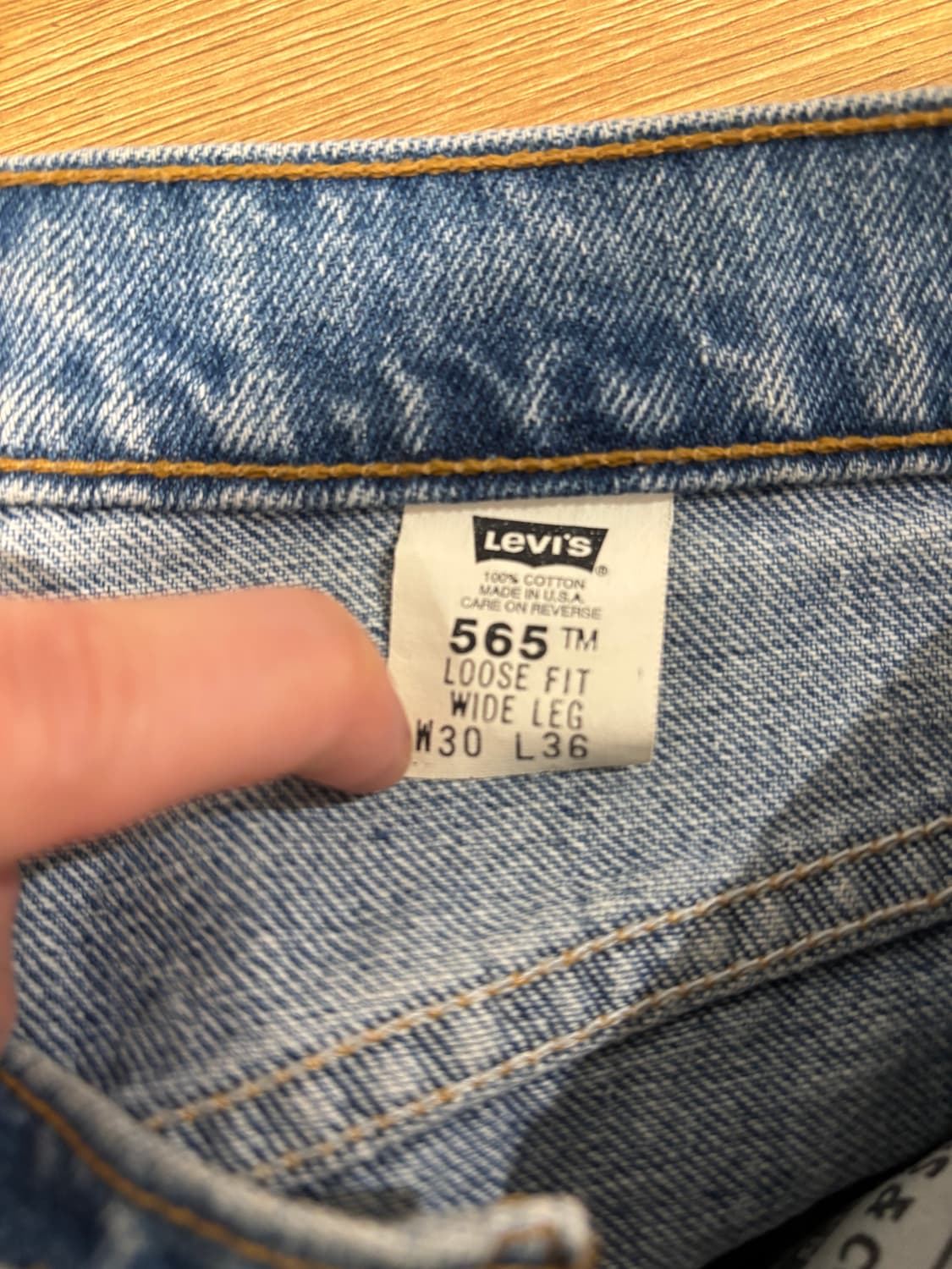[30x36] 90s 빈티지 리바이스 565 (USA) 상품이미지5