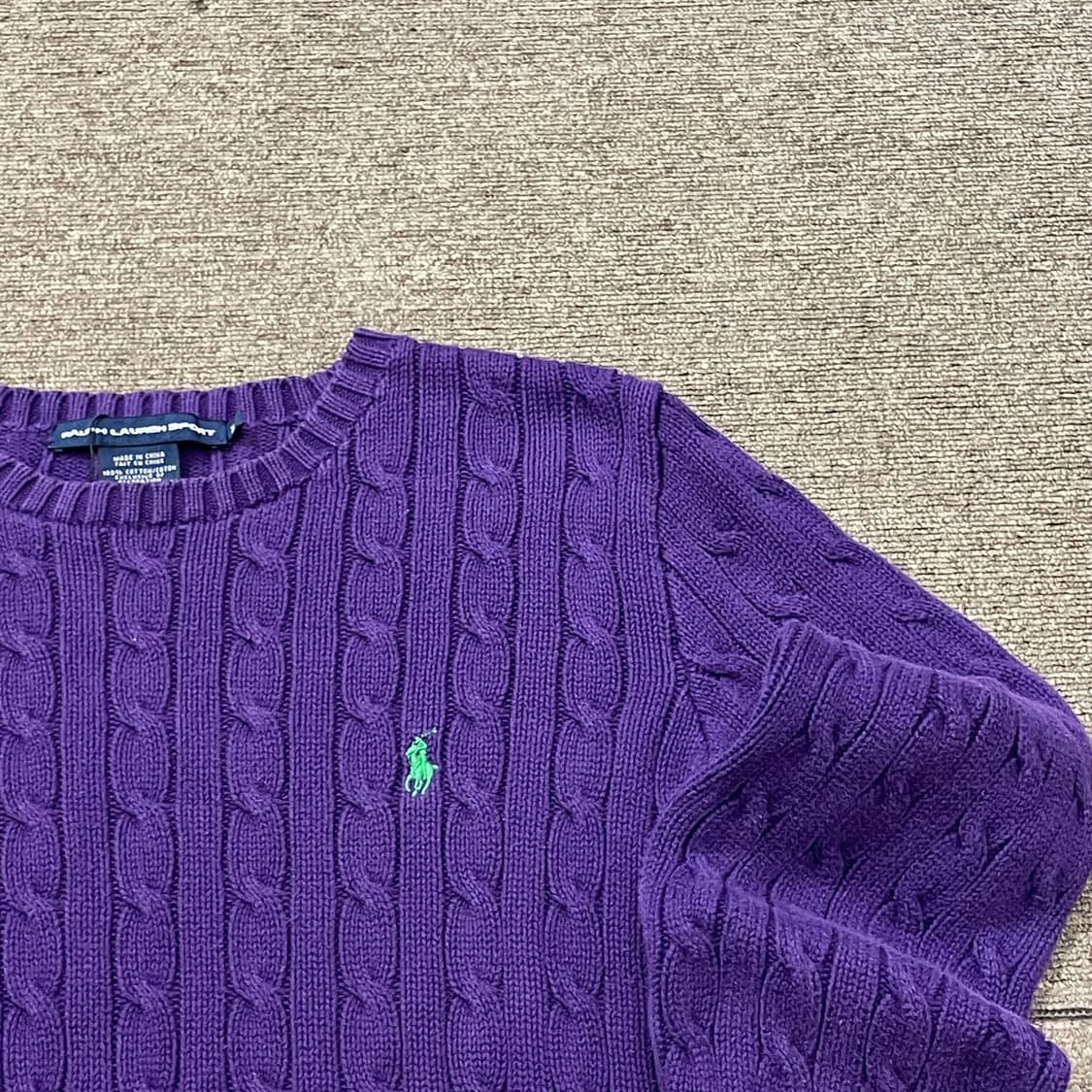 (XL) POLO 폴로 랄프로렌 스포츠 케이블 니트 상품이미지4