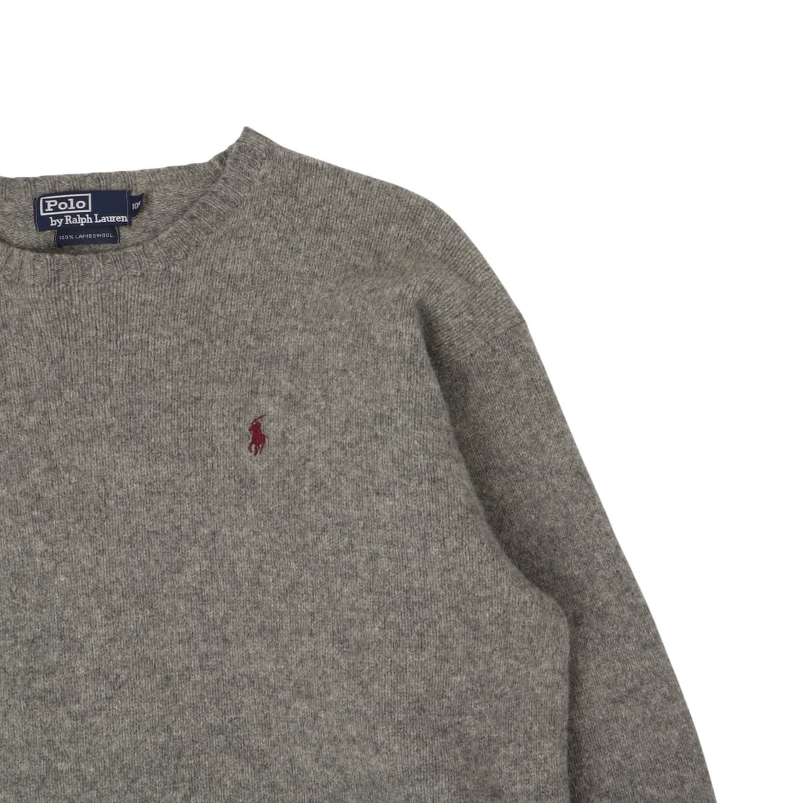 폴로 랄프로렌 그레이 램스울 니트 스웨터 상품이미지3