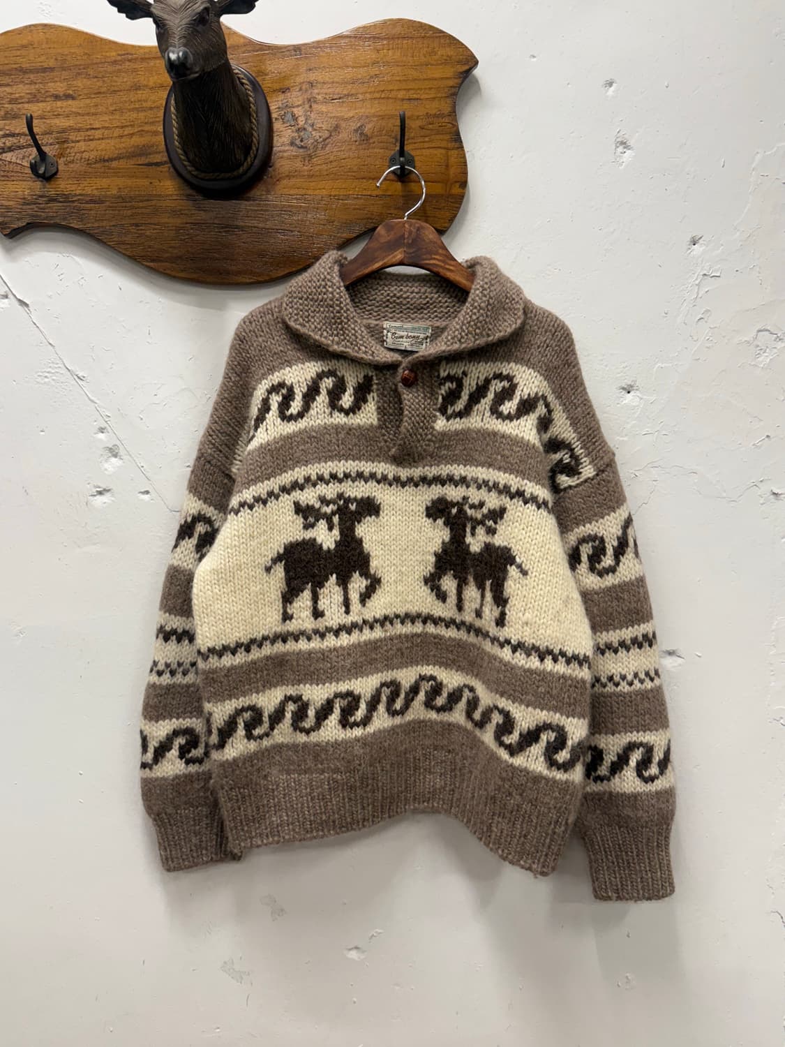 L) Cowichan Wool Sweater 상품이미지1