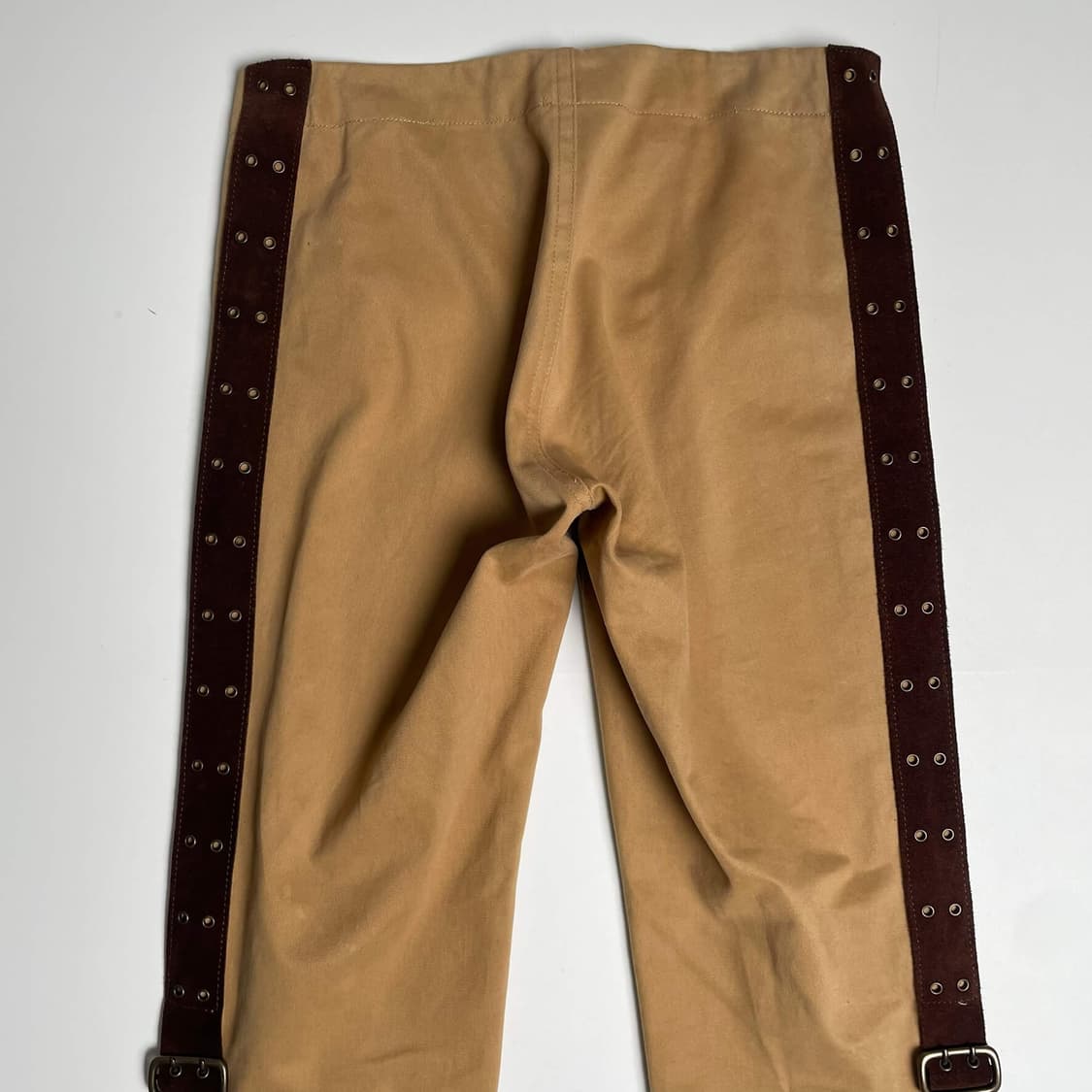 No.l.ita 사이드 스웨이드 라인 로우라이즈 팬츠 (italy)   상품이미지6