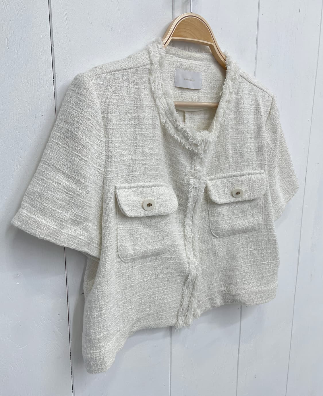 바르셀로나 반팔 트위드 자켓 상품이미지2