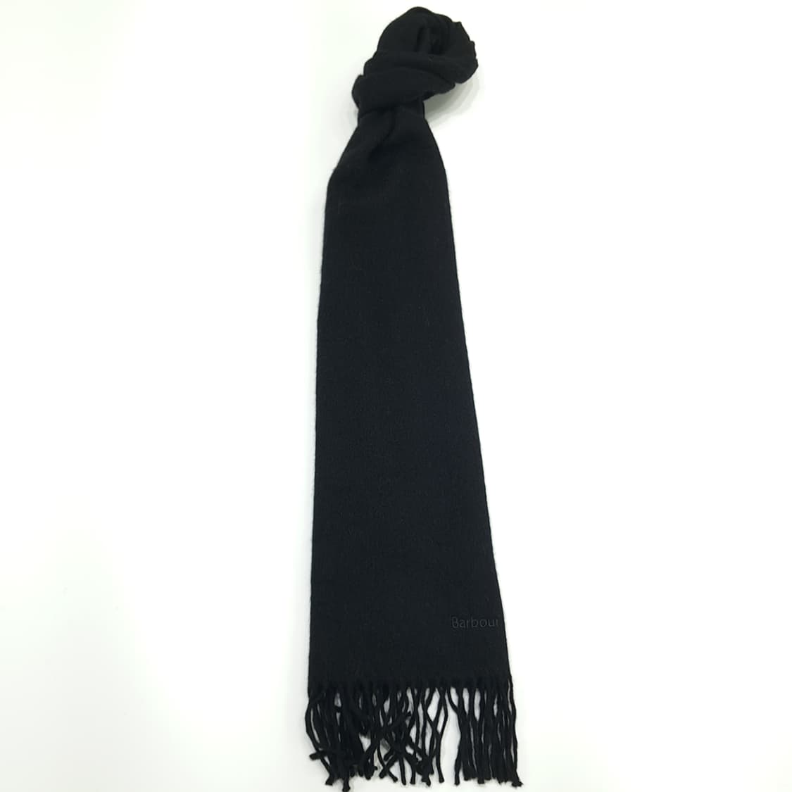 MX137 바버 블랙 램스울 목도리 머플러 상품이미지3