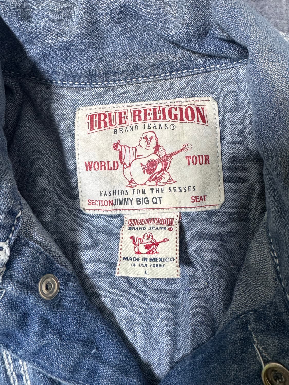 트루릴리젼 데님 베스트 상품이미지3