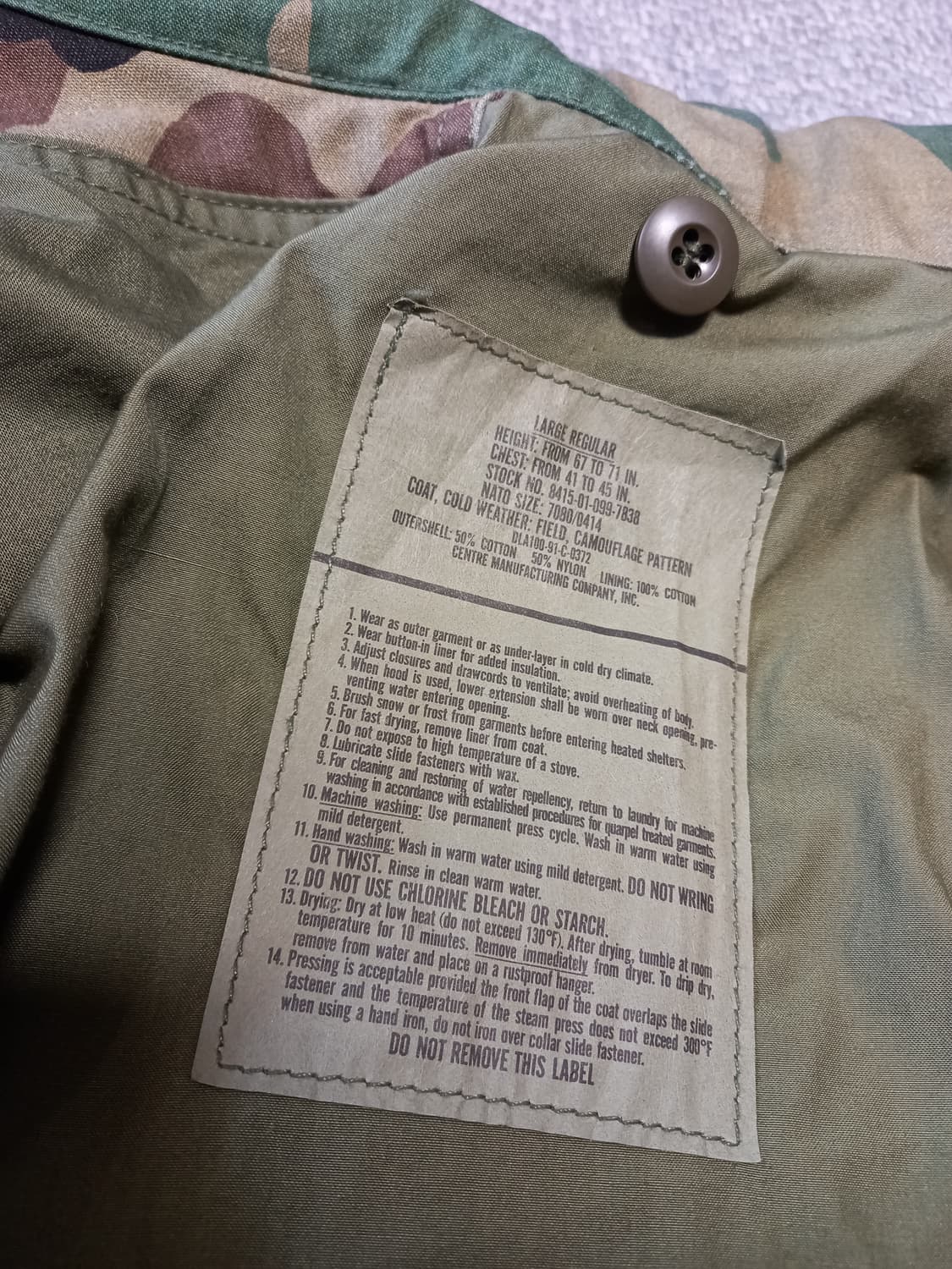 미군 M-65 필드자켓  상품이미지2
