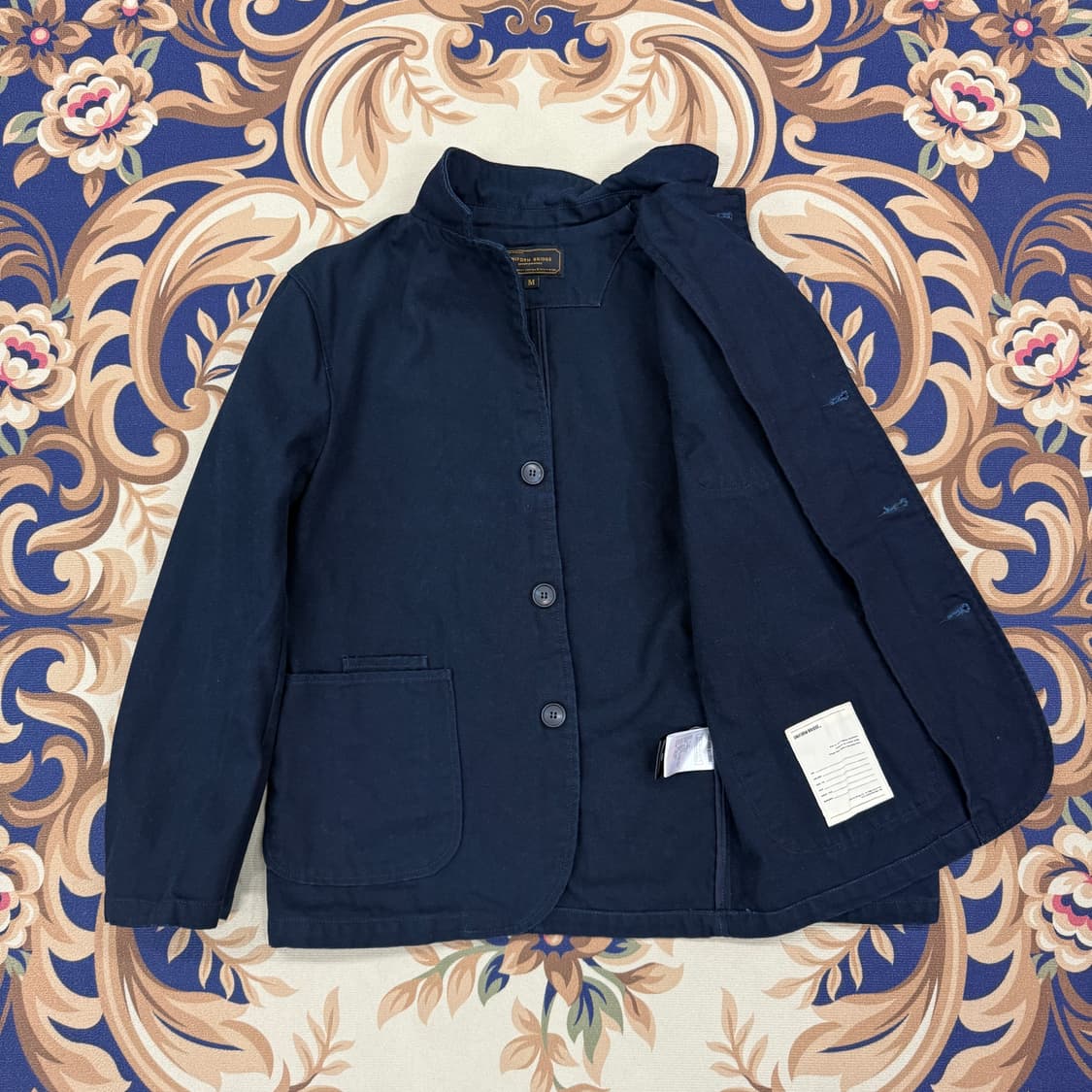 (M)유니폼 브릿지 3피스 코튼 자켓(네이비) 상품이미지3