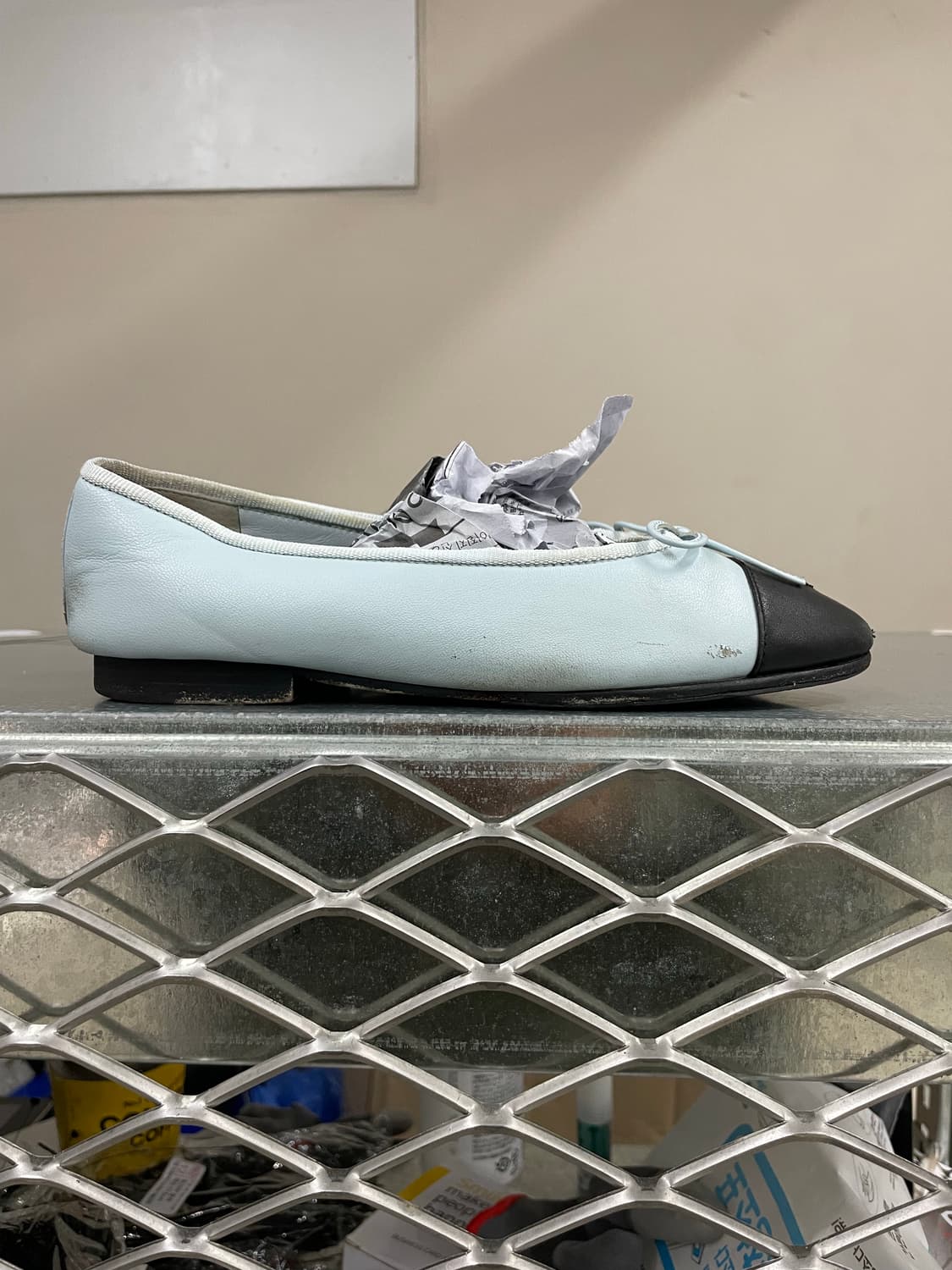 샤넬 투톤 발레 플랫 슈즈 36.5 (gr-4157) 상품이미지4