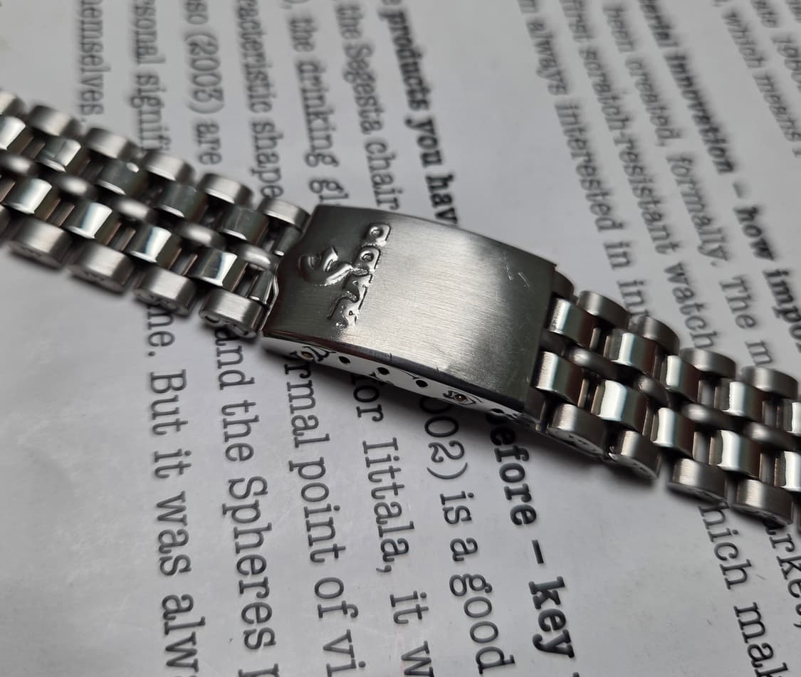 빈티지 라도 18mm 러그날개형 바둑이 메탈 브레이슬릿 시계줄  상품이미지8