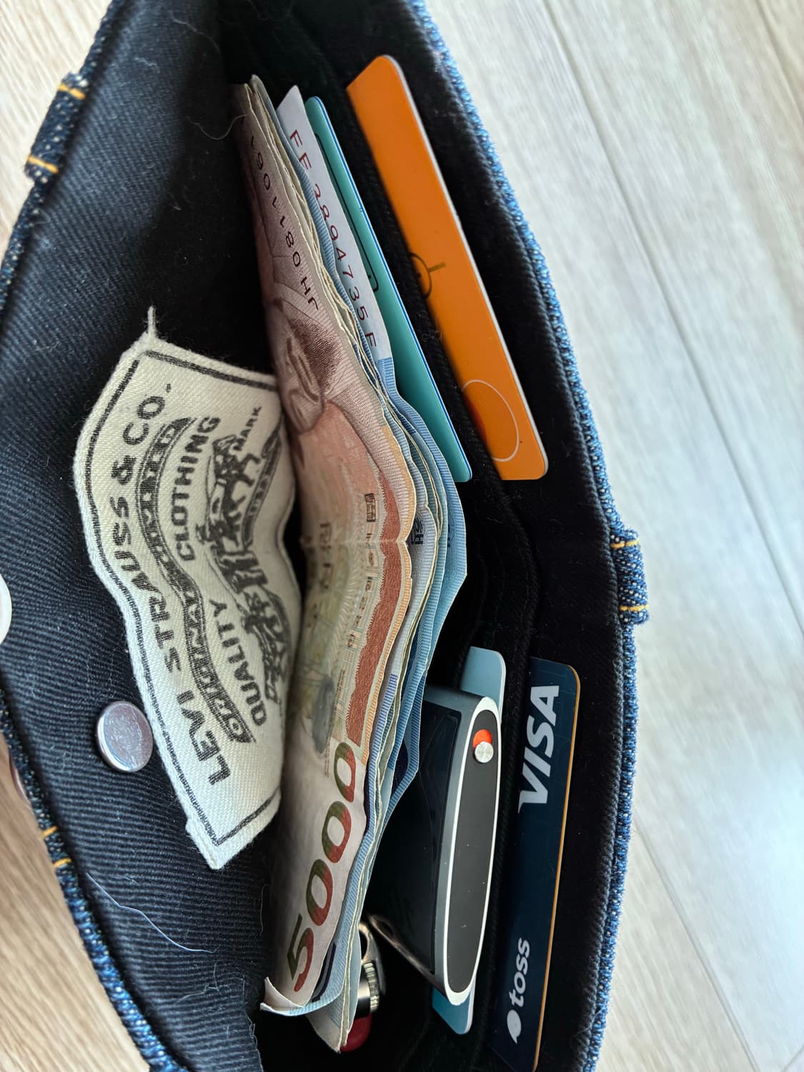 Levi,s 504 demin Remake wallet 상품이미지7