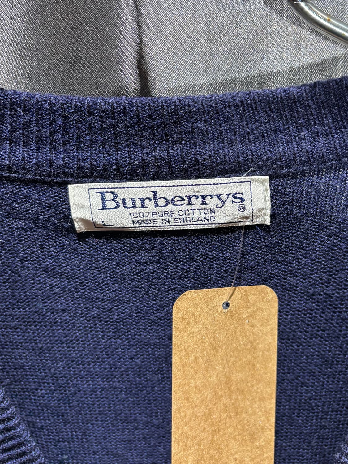 L 버버리 노바체크 레드로고 네이버 가디건 상품이미지5