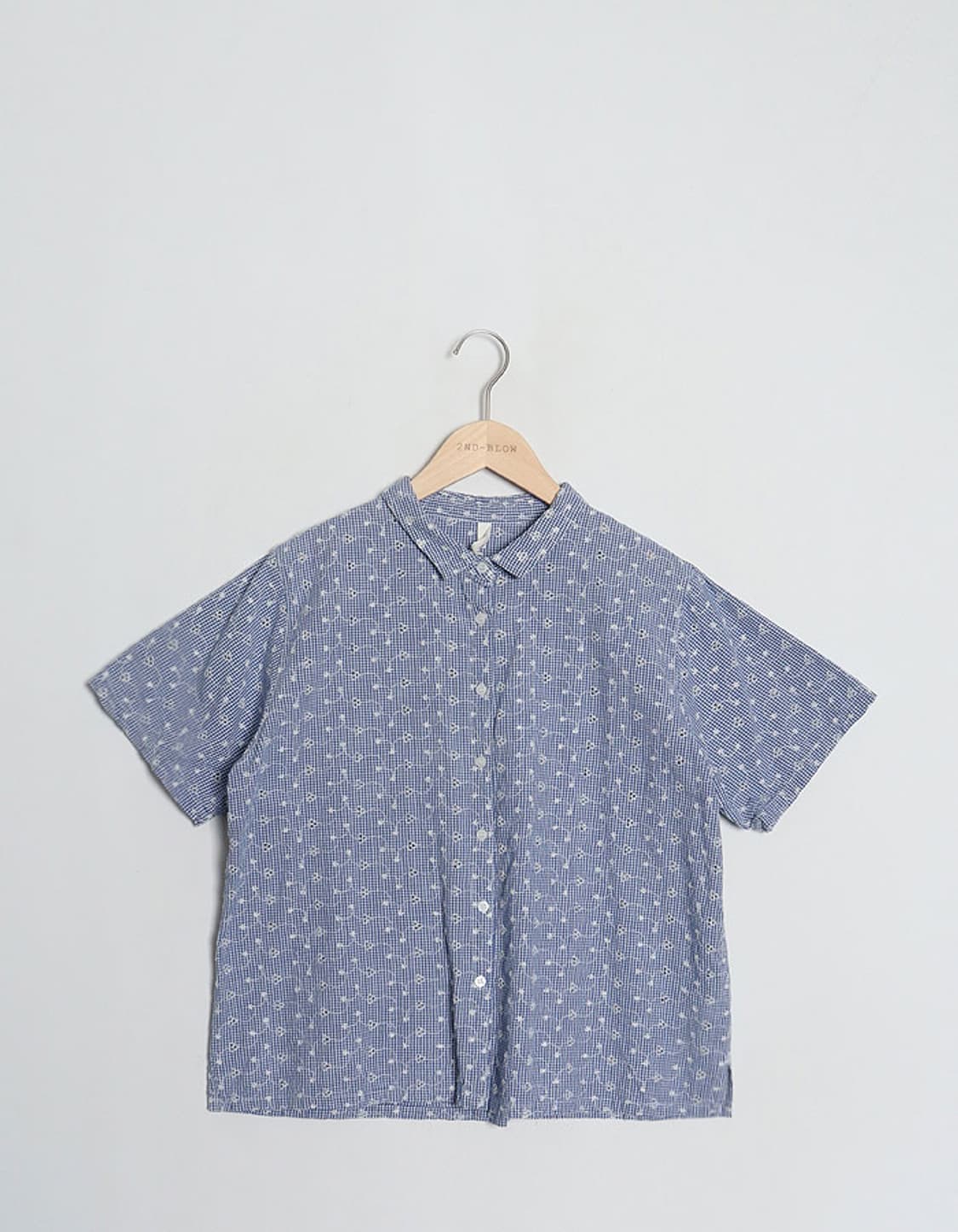 cloudnine Eyelet Check Shirts 상품이미지1
