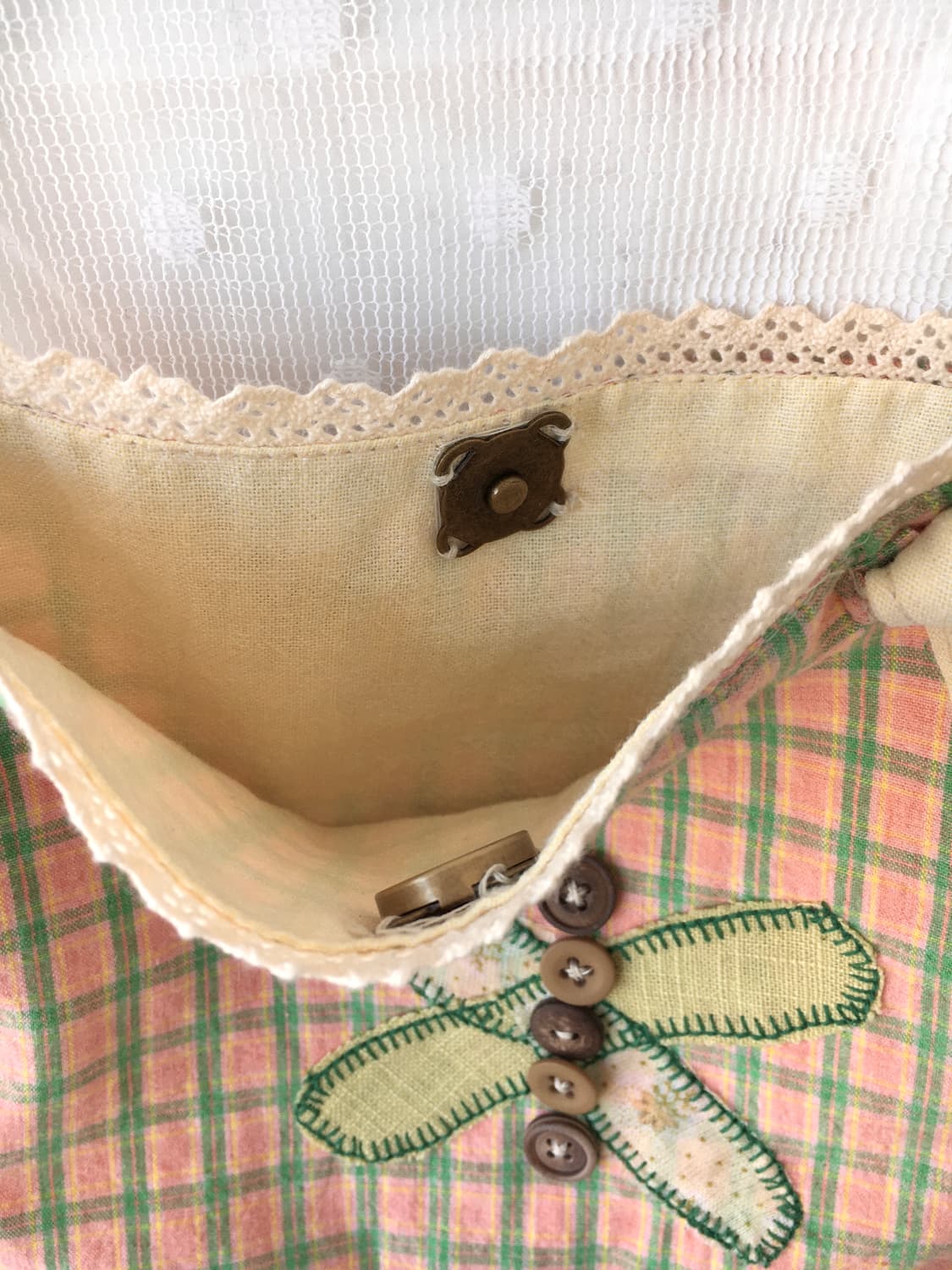 [HAND MADE] 핸드메이드 패치워크 미니 크로스백 모리걸 상품이미지6