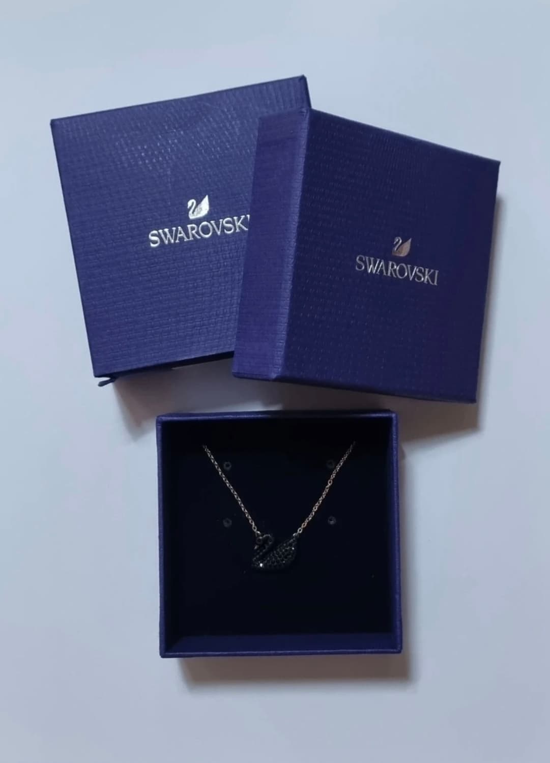 스와로브스키 블랙 스완 목걸이 (정품 풀구성 / 상태최상) 상품이미지1