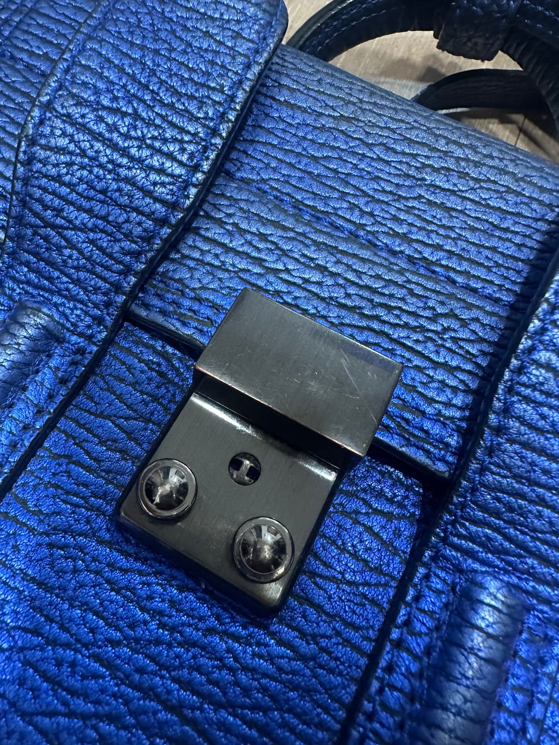 3.1 필립림 파실리 미니 사첼백 펄블루 상품이미지3