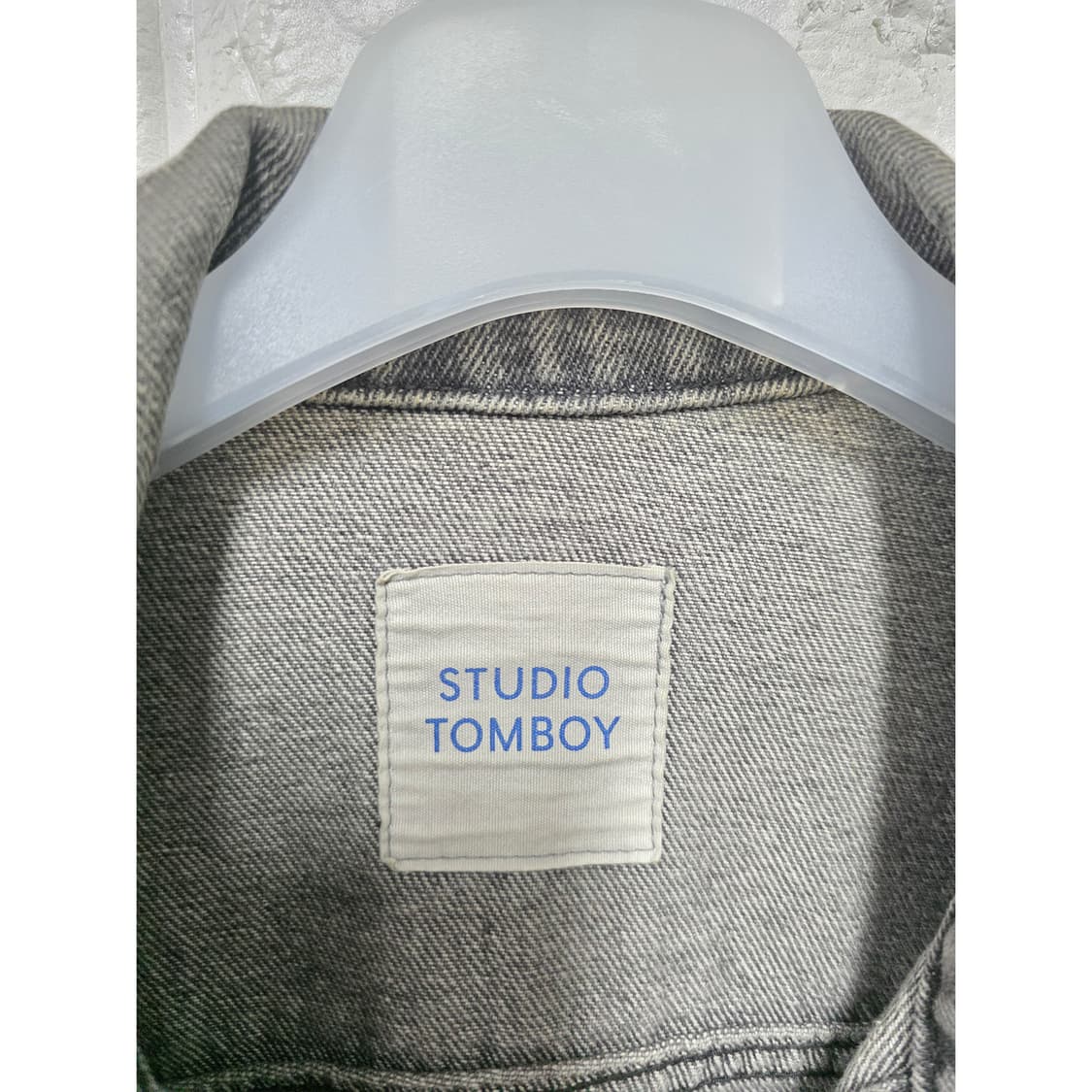 스튜디오 톰보이 흑청 데님 자켓 Free 상품이미지2