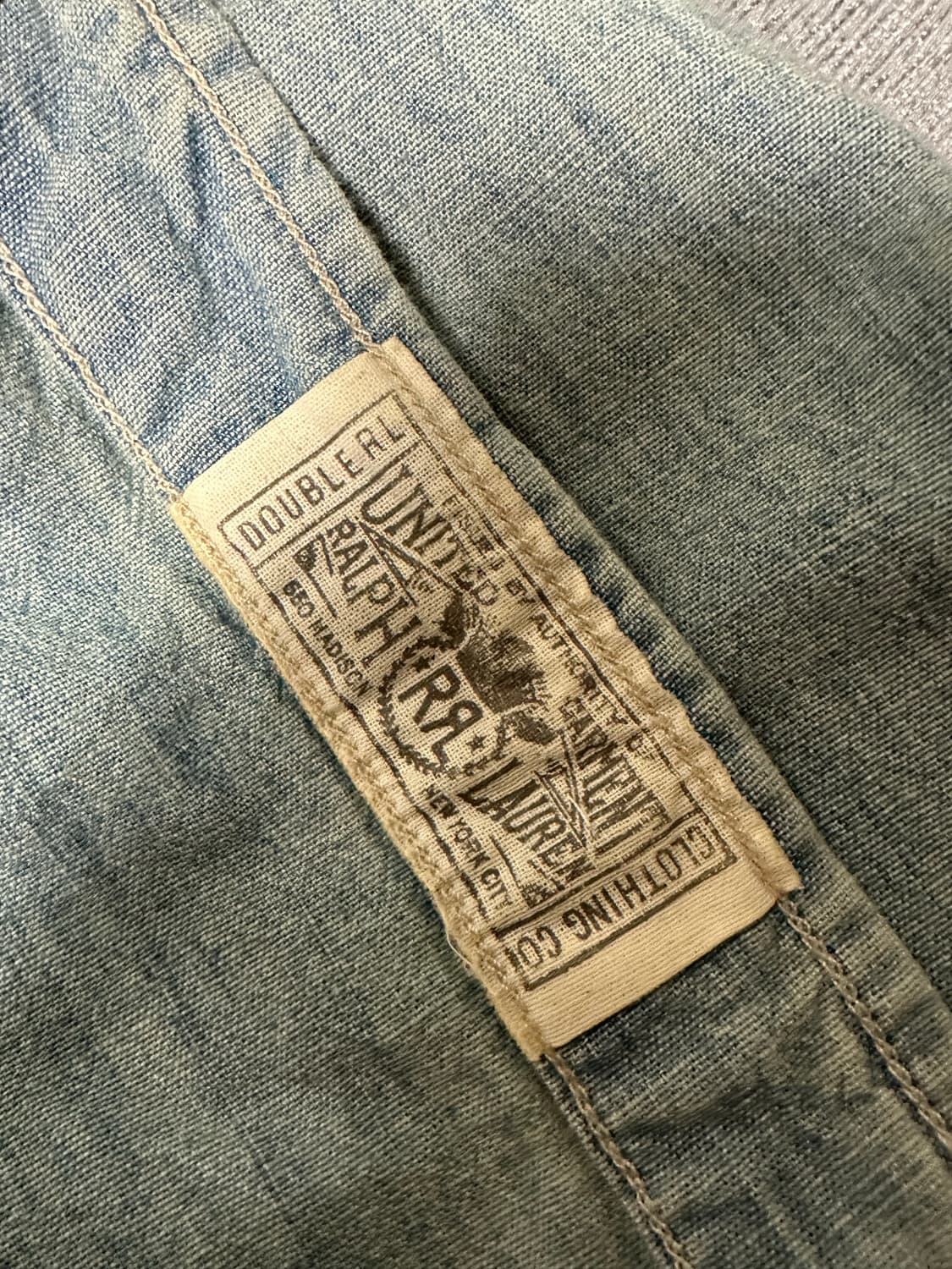 더블알엘 rrl 샴브레이 웨스턴 셔츠 L 판매 상품이미지8