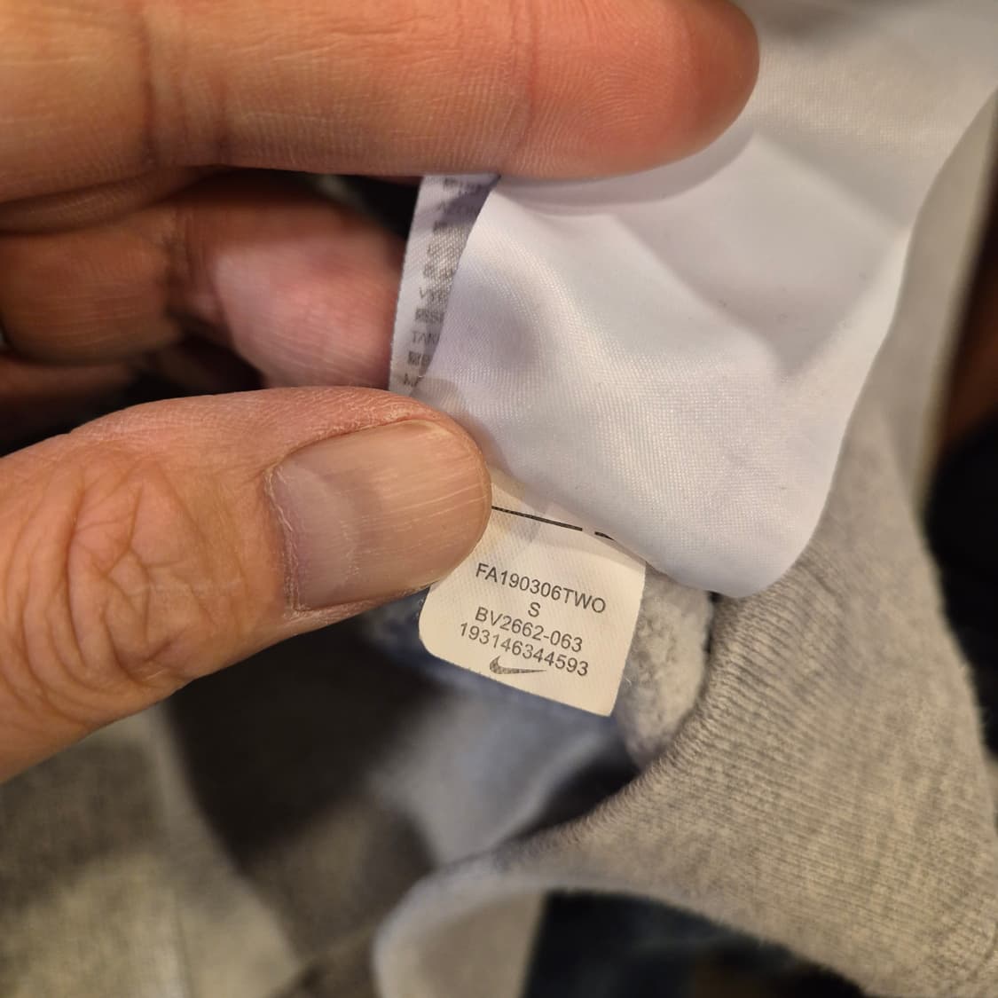 S 나이키 그레이 맨투맨  상품이미지5